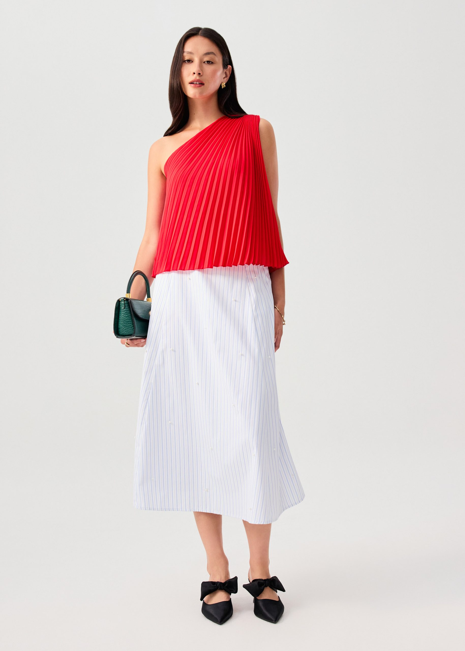 Wei Sunray Pleated Toga Top - Image 24