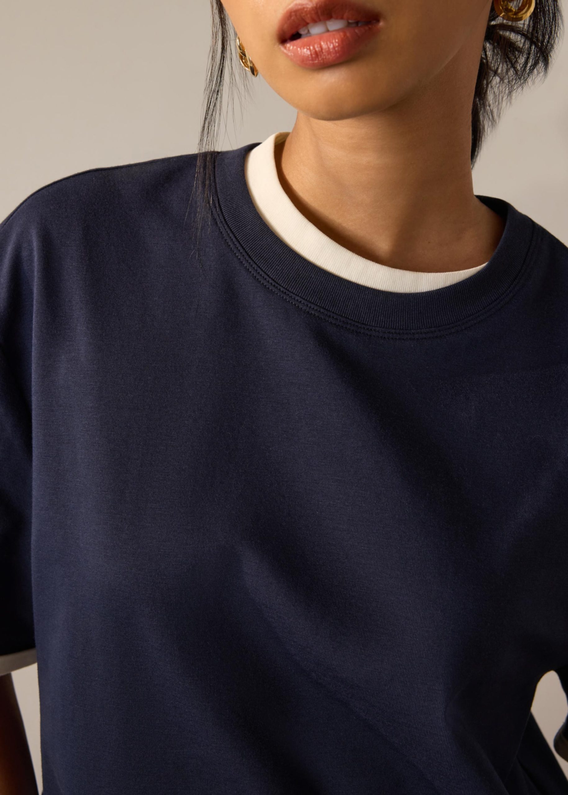 Jersey Relaxed Long Tee - Image 3