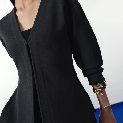 Micah Knit Cinched Waist Long Cardigan