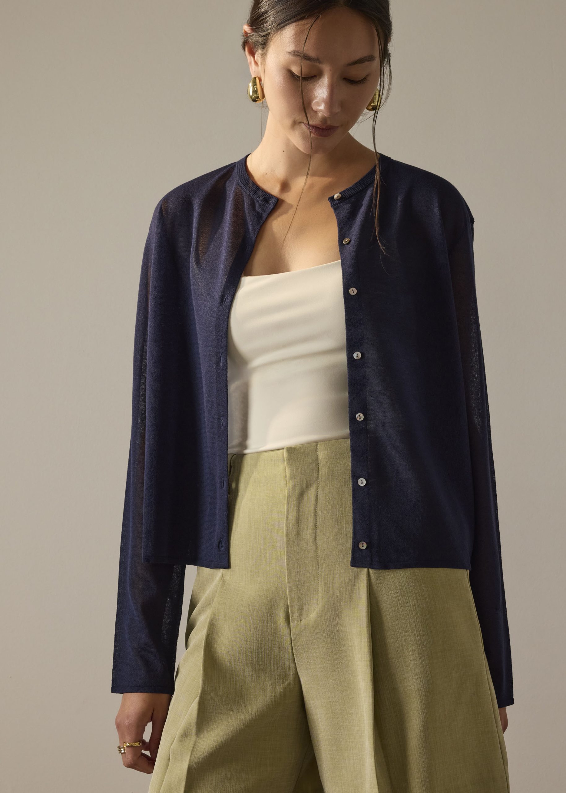 Rocio Sheer Knit Cardigan - Image 9