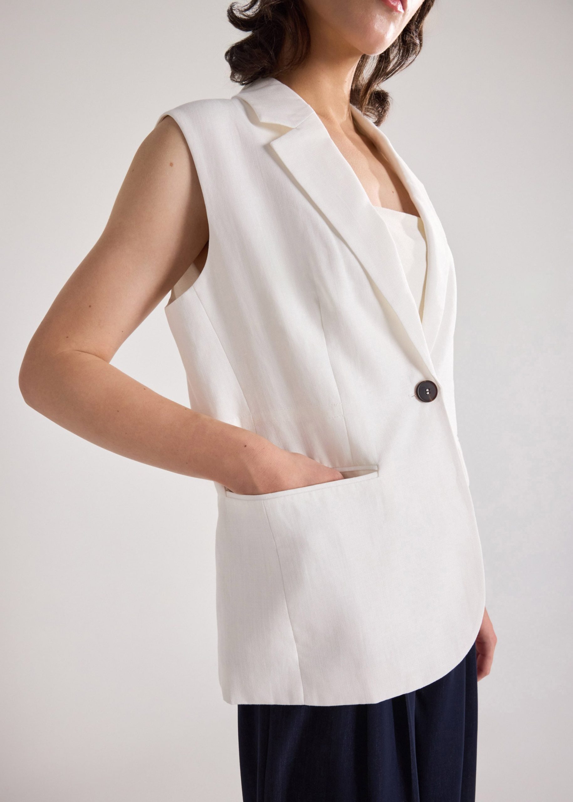 Premium Linen Vest - Image 12