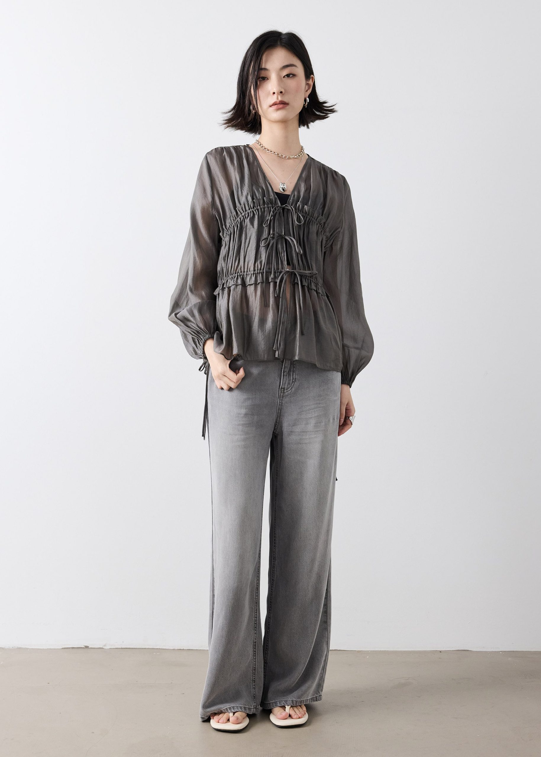 Georgette Poet Blouse - Image 2