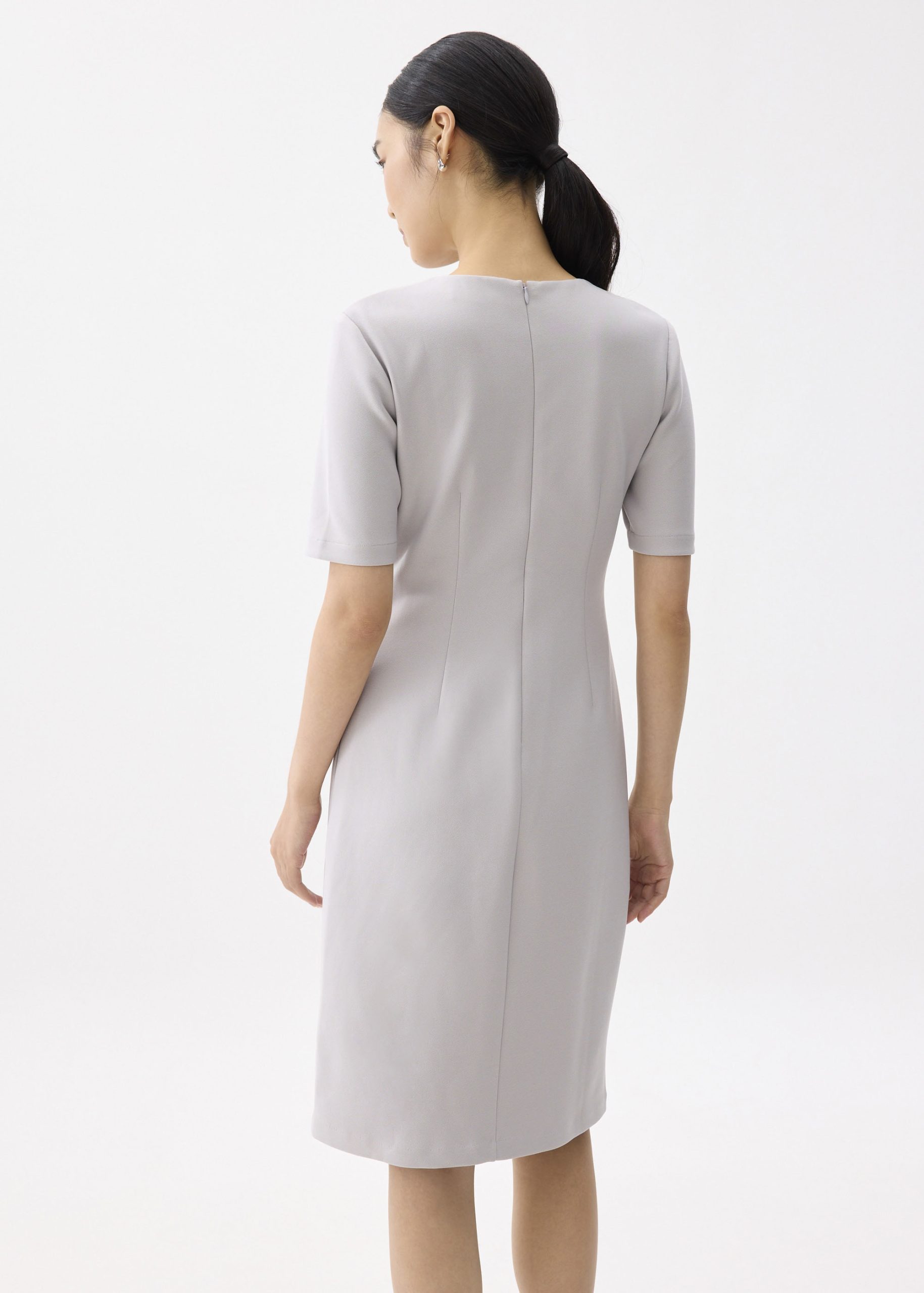 Front Twist Column Midi Dress - Image 10