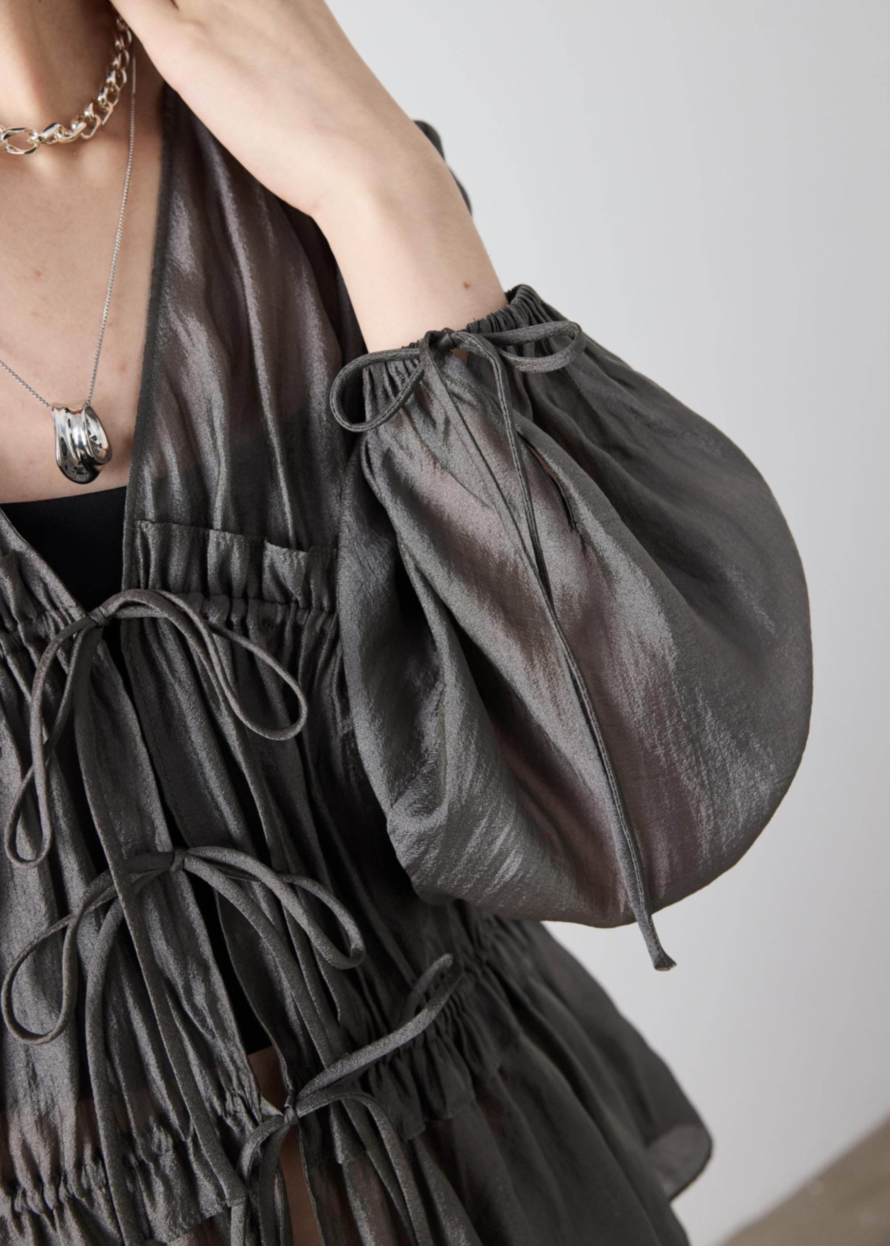 Georgette Poet Blouse - Image 8