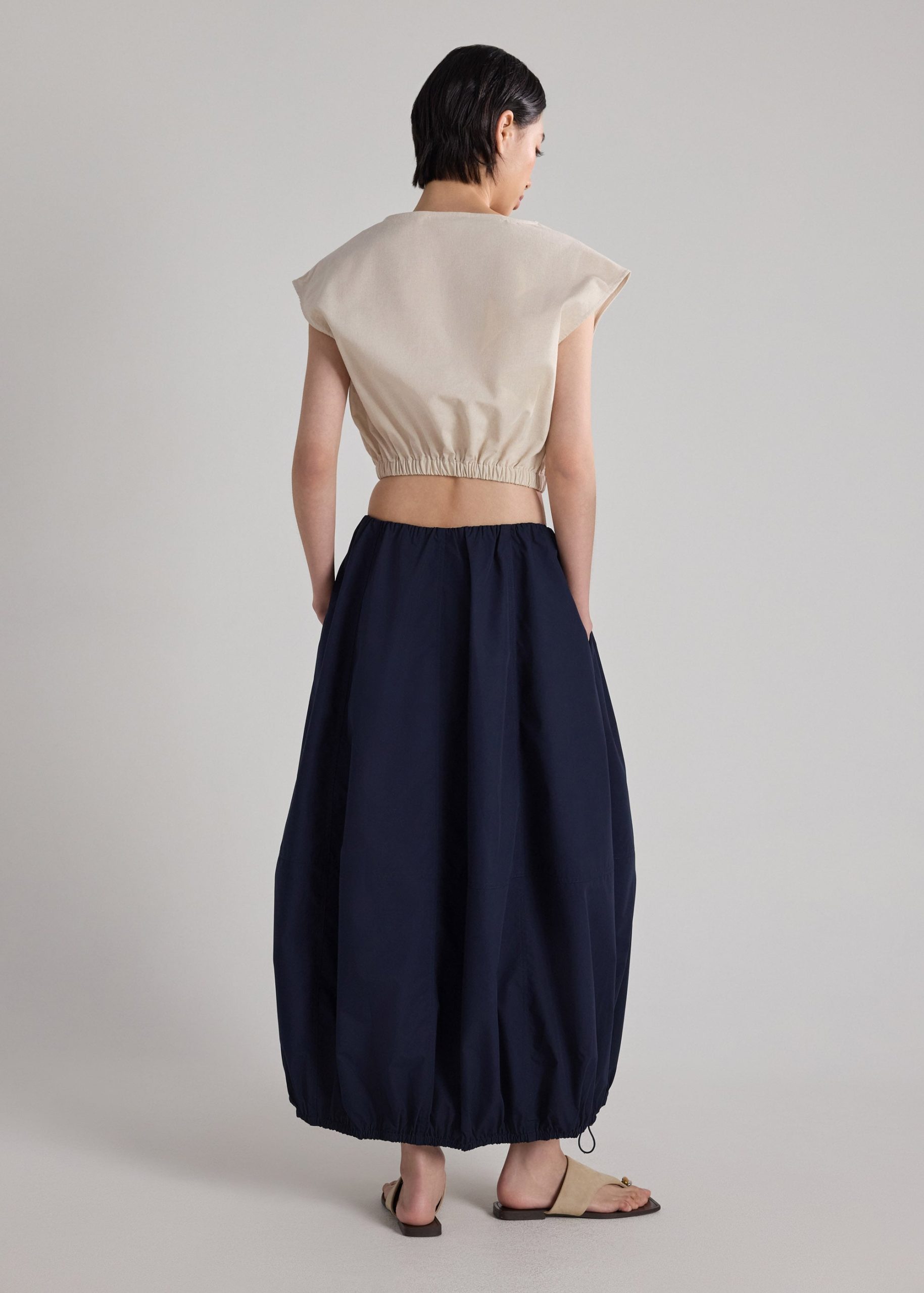 Toggle Hem Cocoon Skirt - Image 4