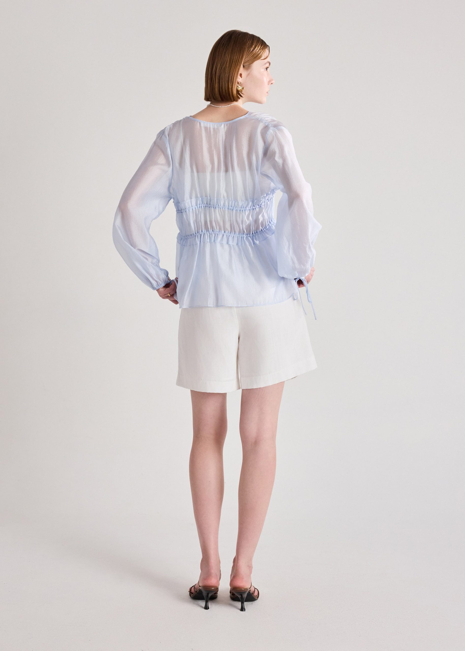 Georgette Poet Blouse - Image 10