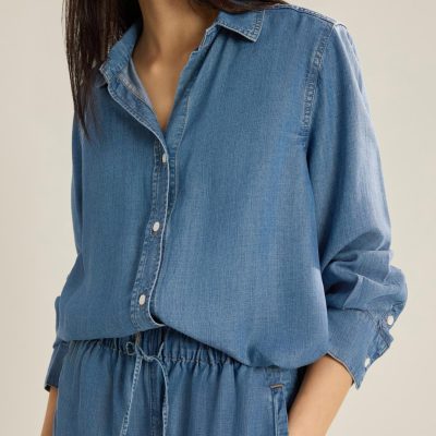 Ayu Lyocell Chambray Relaxed Shirt