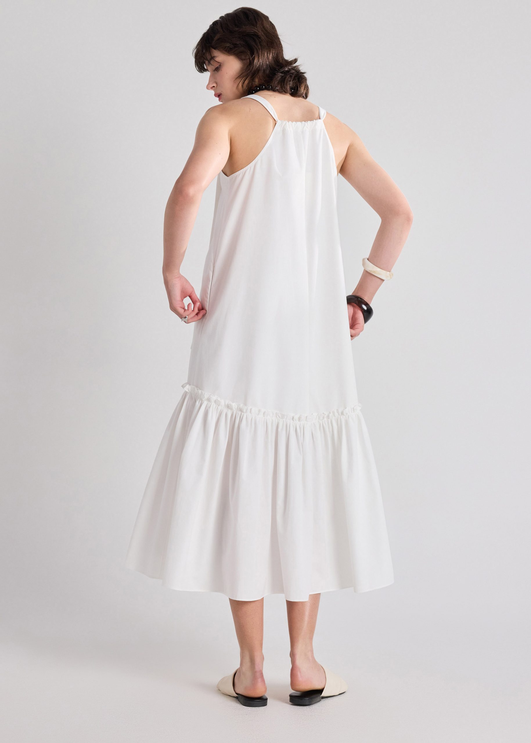 V-neck Trapeze Dress - Image 4