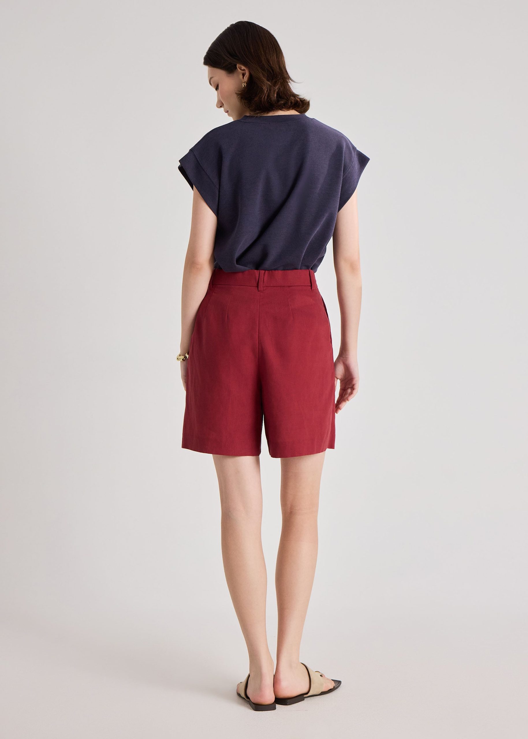 Lana Premium Linen Shorts - Image 27