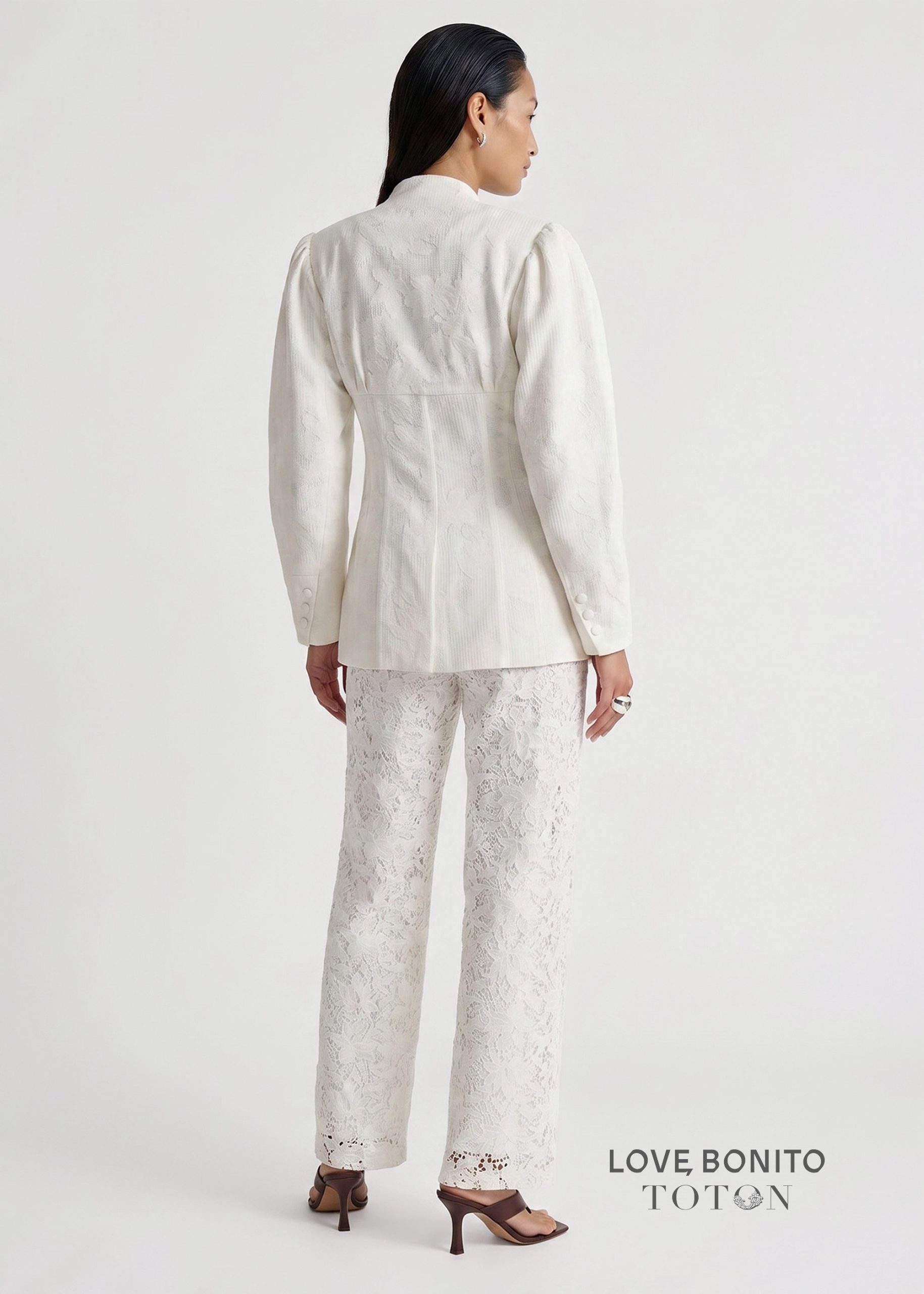 Love, Bonito x TOTON RuchedReady® Lace Blazer - Image 11
