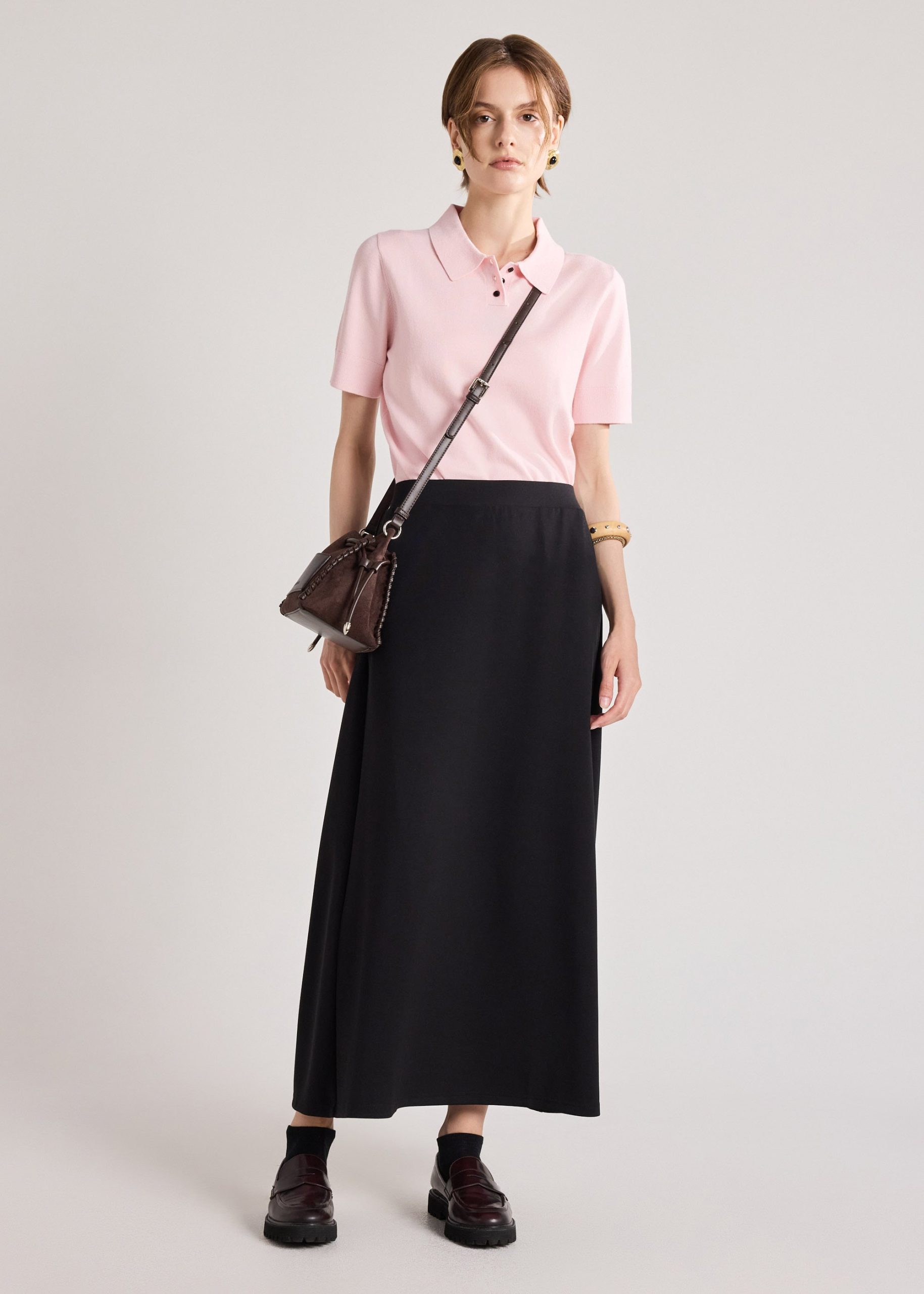 Neoprene A-line Skirt - Image 2