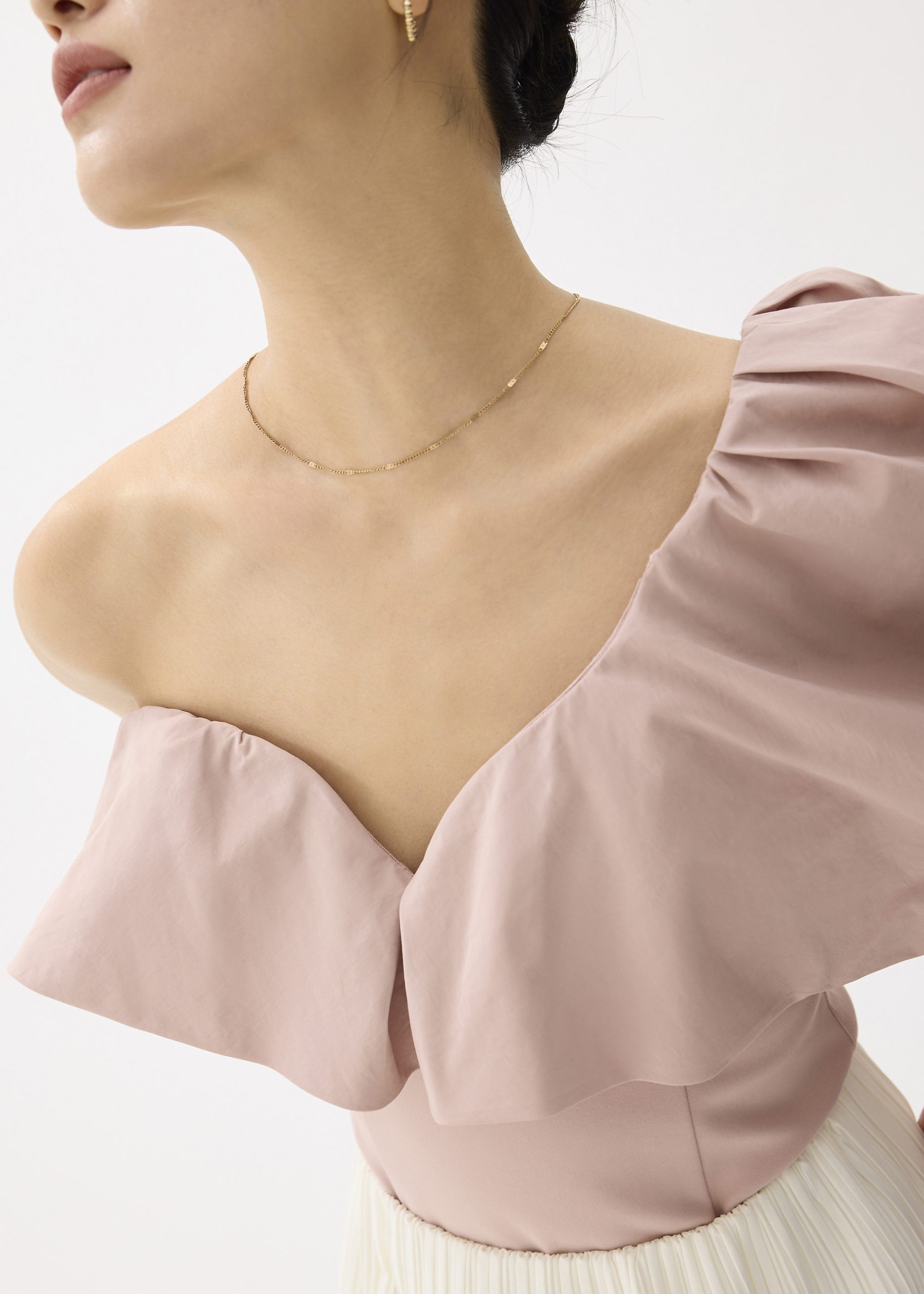 BraFree by LB Asymmetric Puff Sleeve Top - Image 7