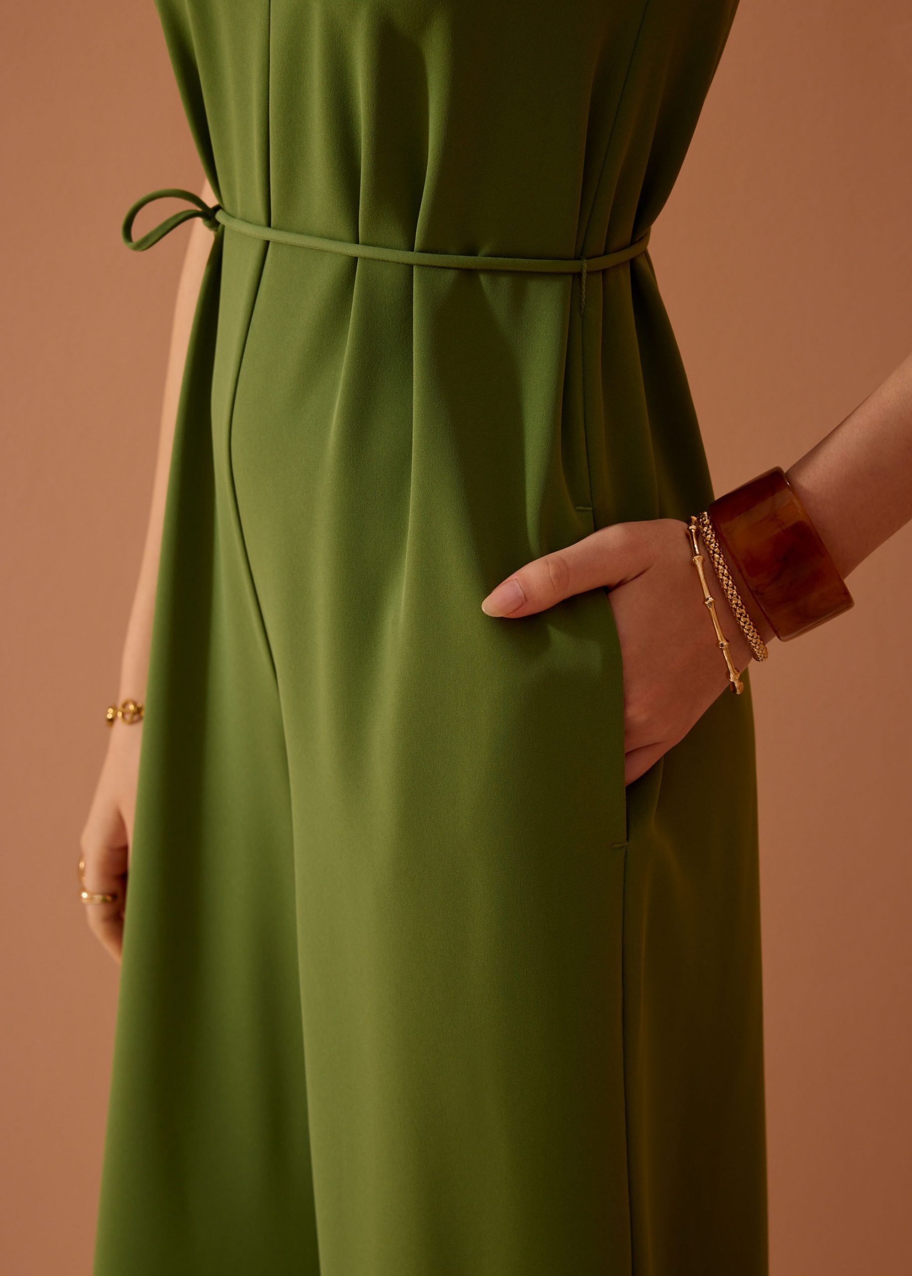 Leggy??Kanda Asymmetric Flare Jumpsuit - Image 15