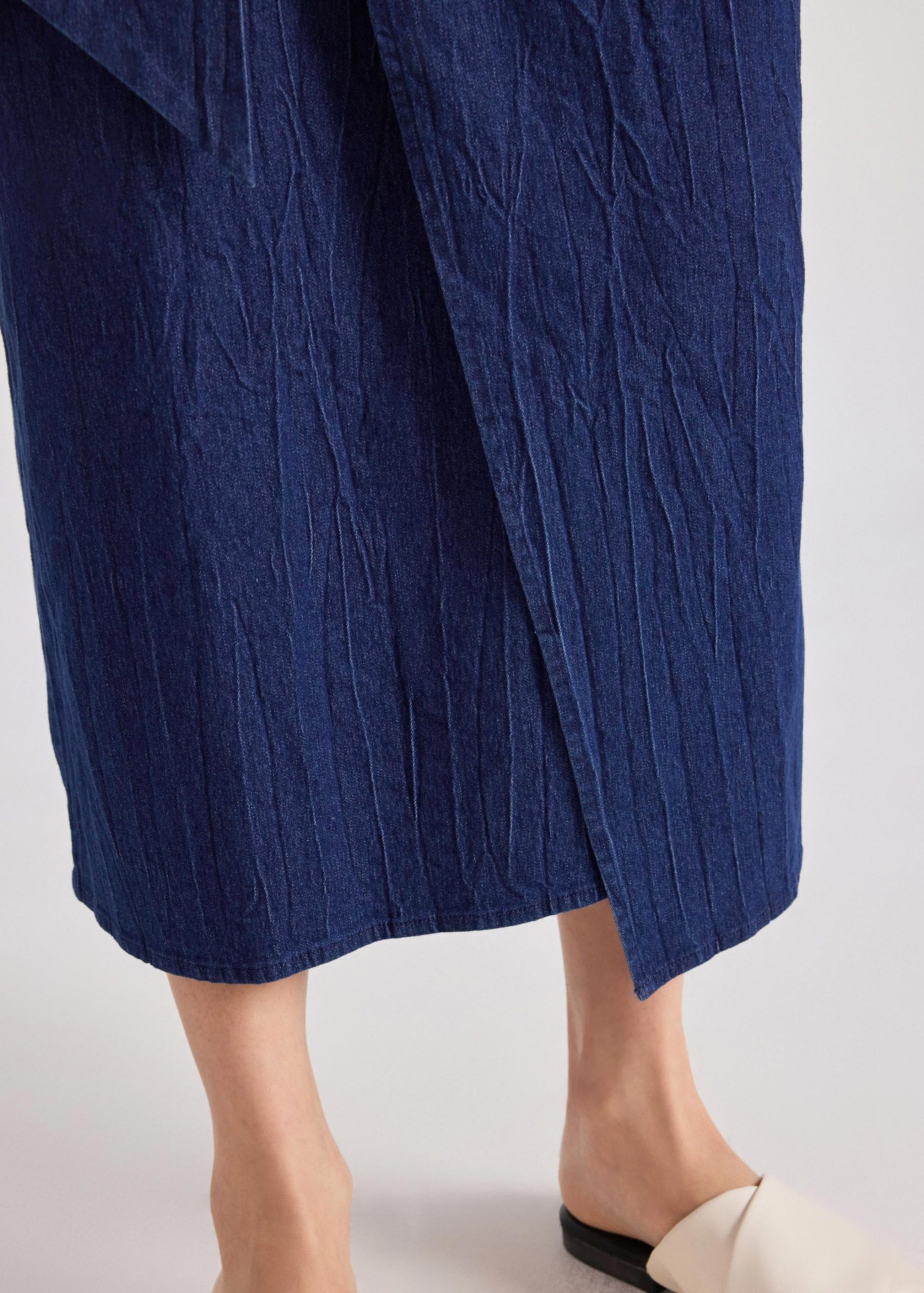 Denim Column Maxi Dress - Image 7