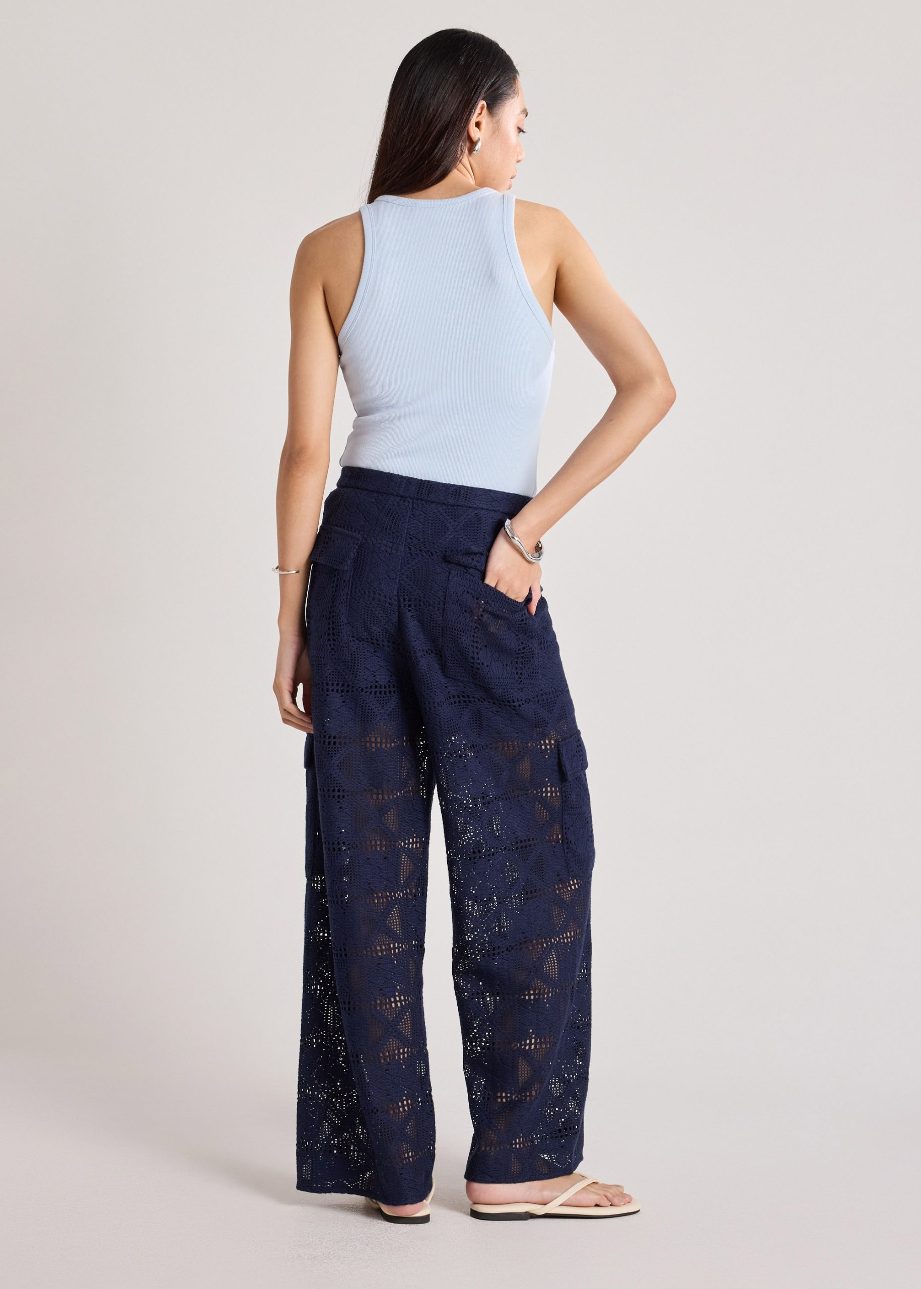 Crochet Cargo Pants - Image 4