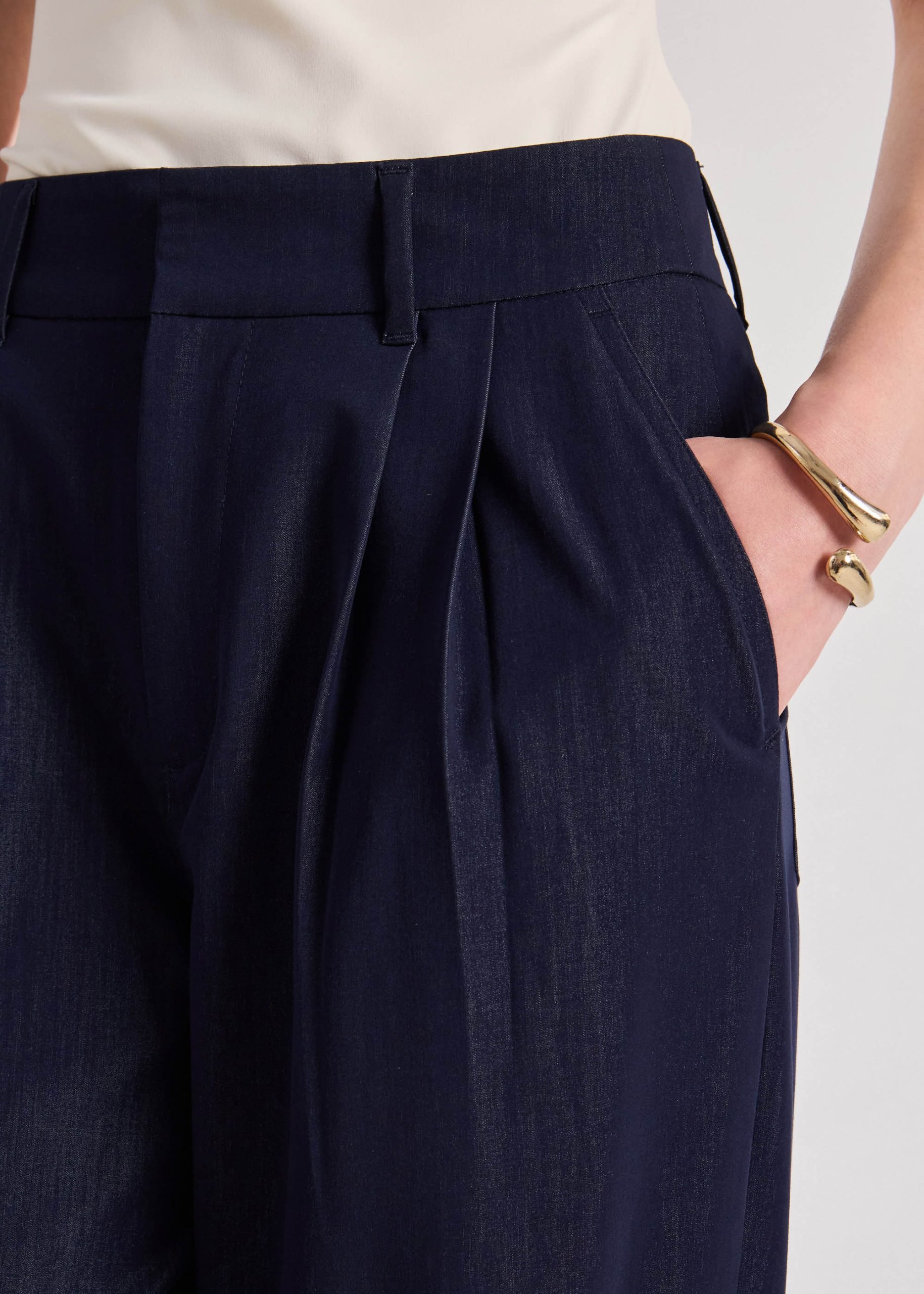 Chambray Balloon Pants - Image 6