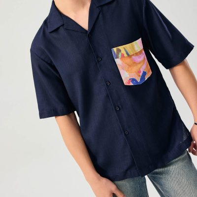Unisex Bowling Shirt in Vivid Blooms
