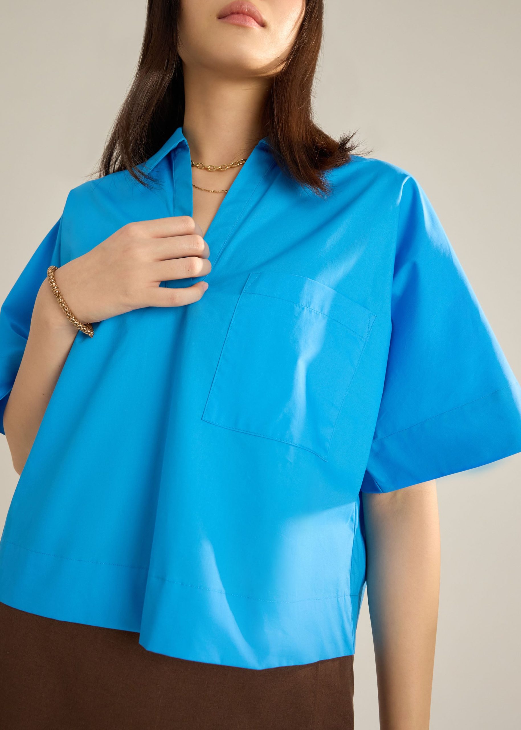 Maggie Cotton Relaxed Shirt - Image 9