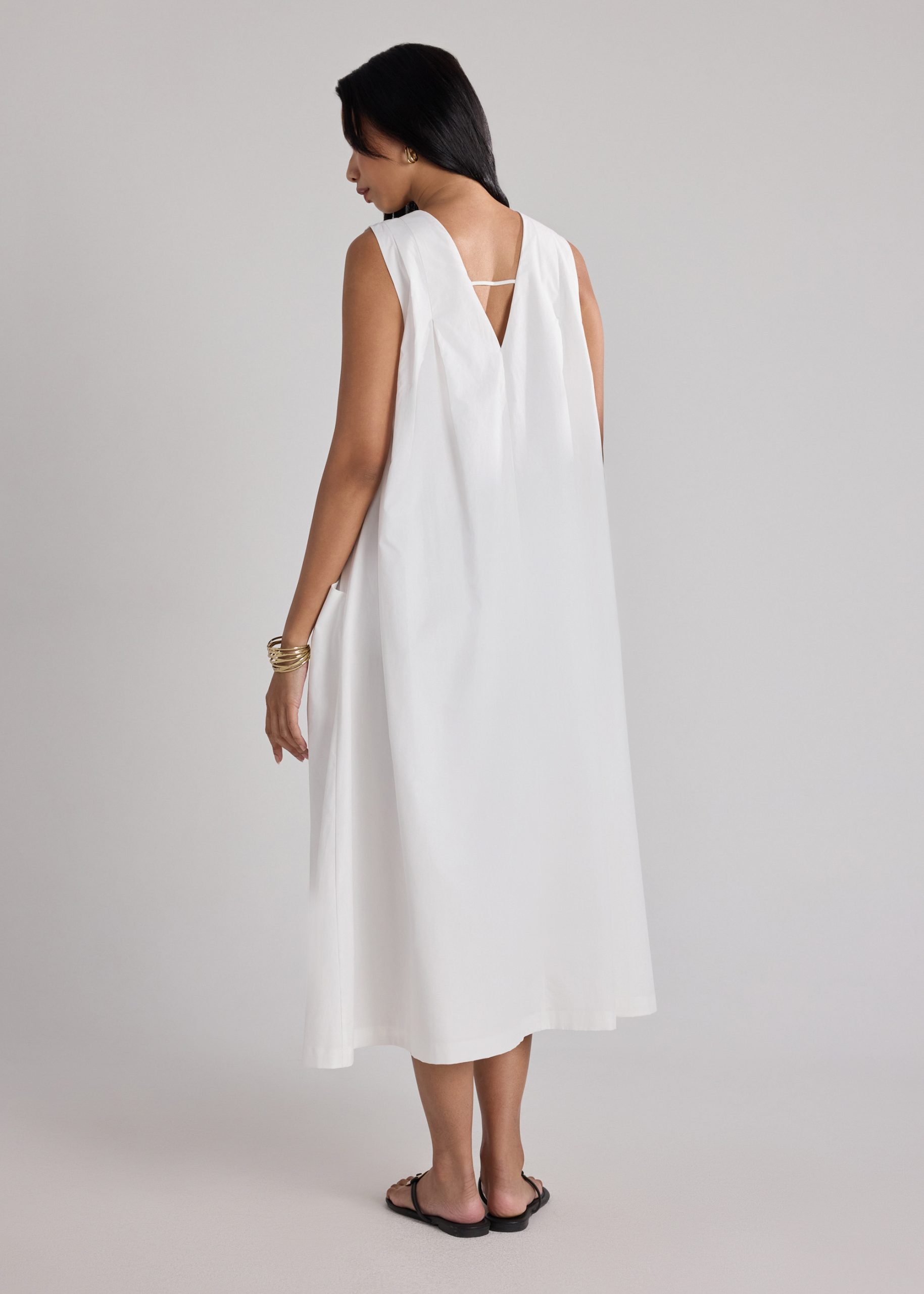 Cotton Trapeze Dress - Image 4