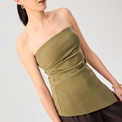 BraFree by LB Tencel Asymmetric Hem Tube Top