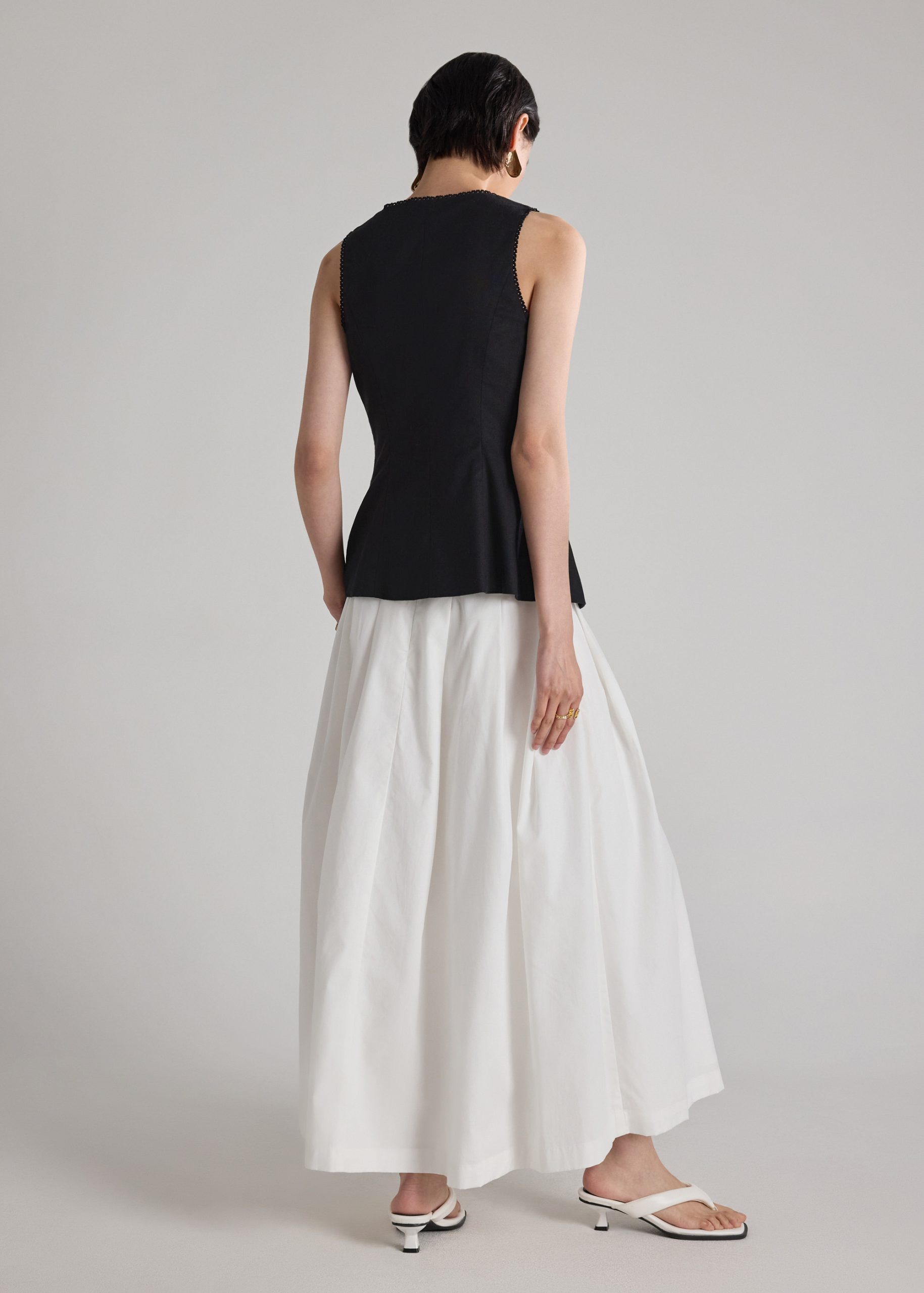 Lace Trim Fitted Top - Image 4