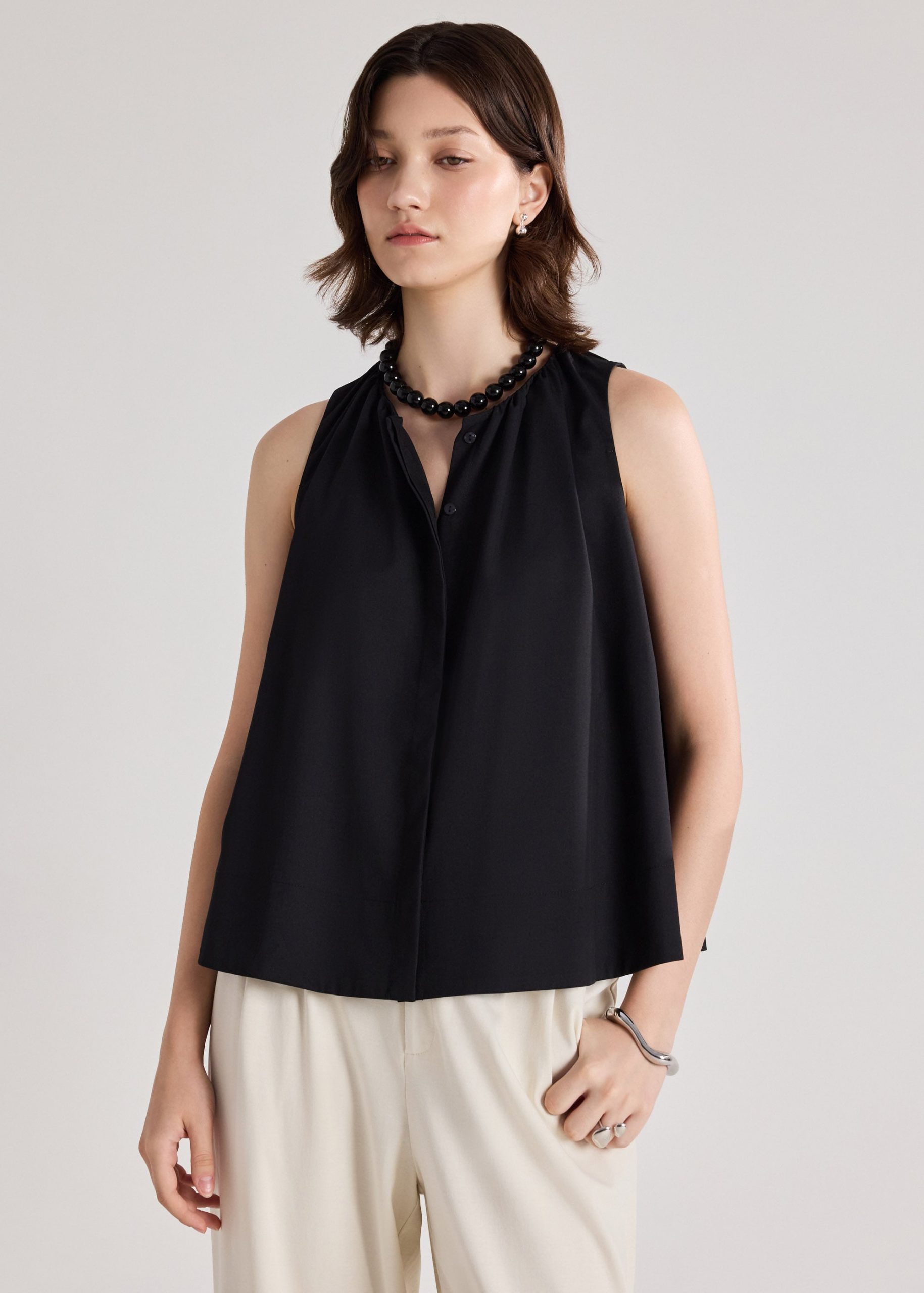 Hikari Poplin Shell Top - Image 15