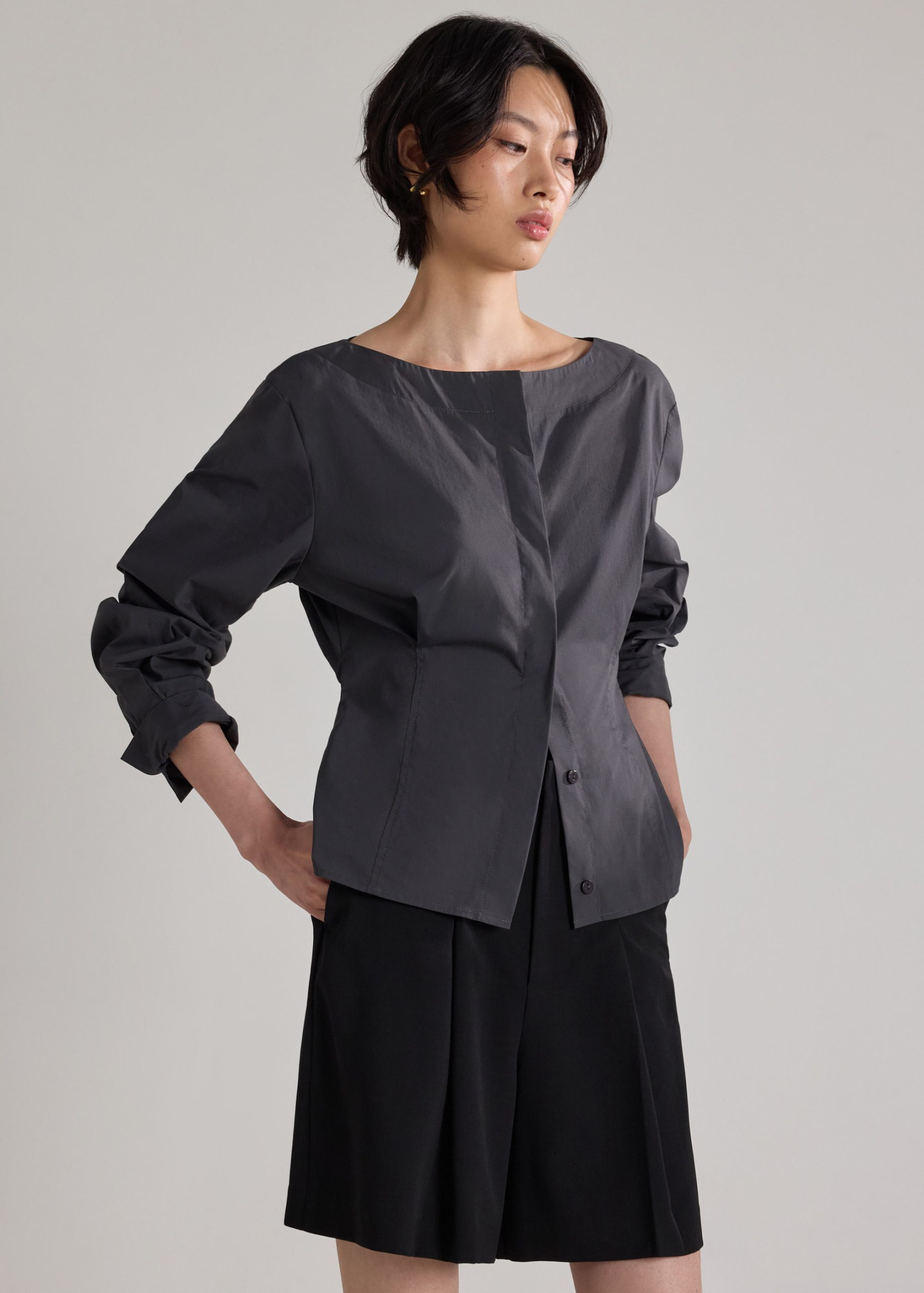 RuchedReady® Cotton Fitted Top - Image 9