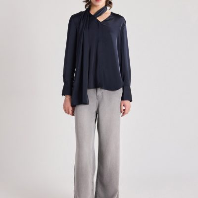 RuchedReady® Multi-way Satin Shirt
