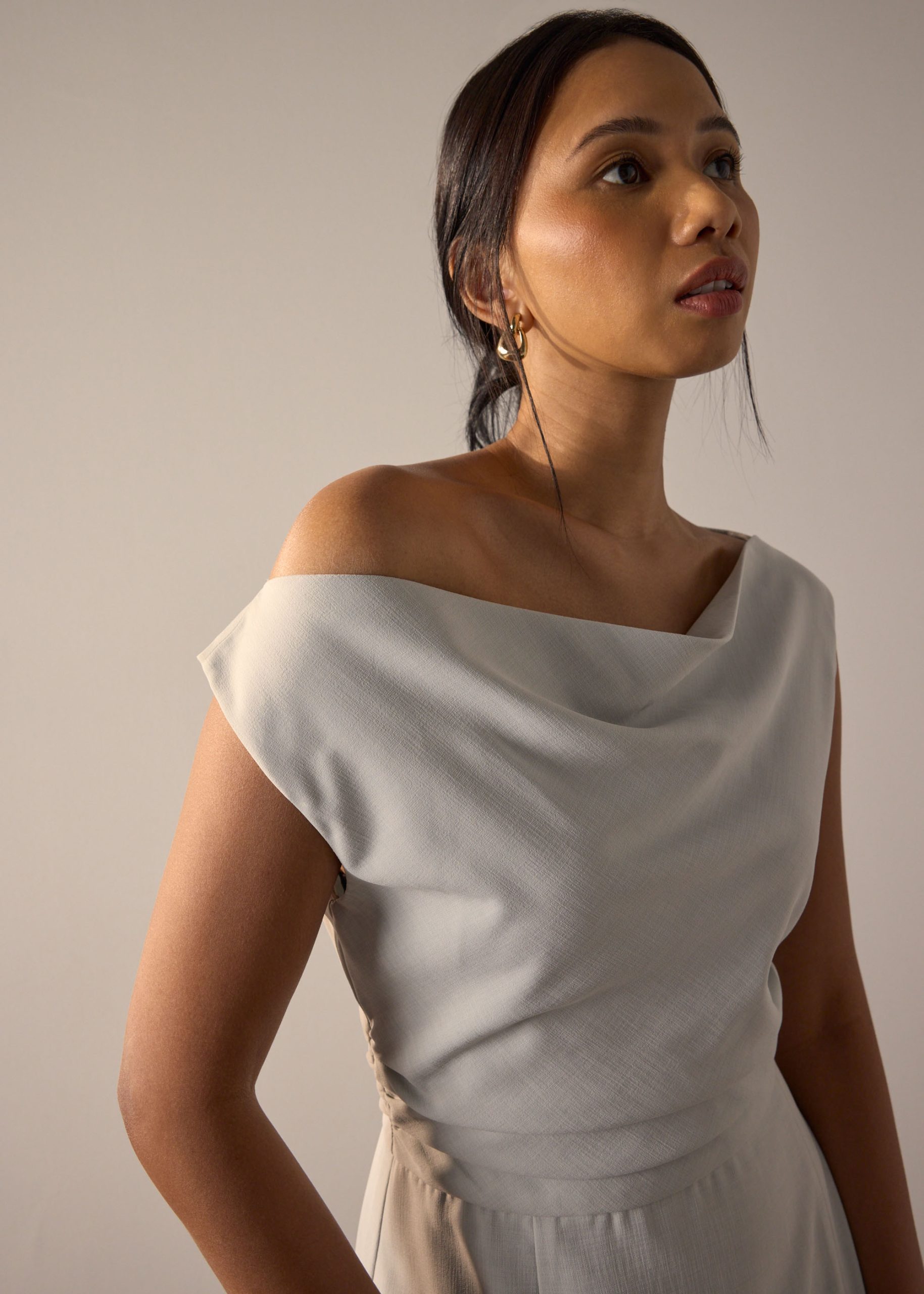 Elaine Multi-way Melange Column Midaxi Dress - Image 10