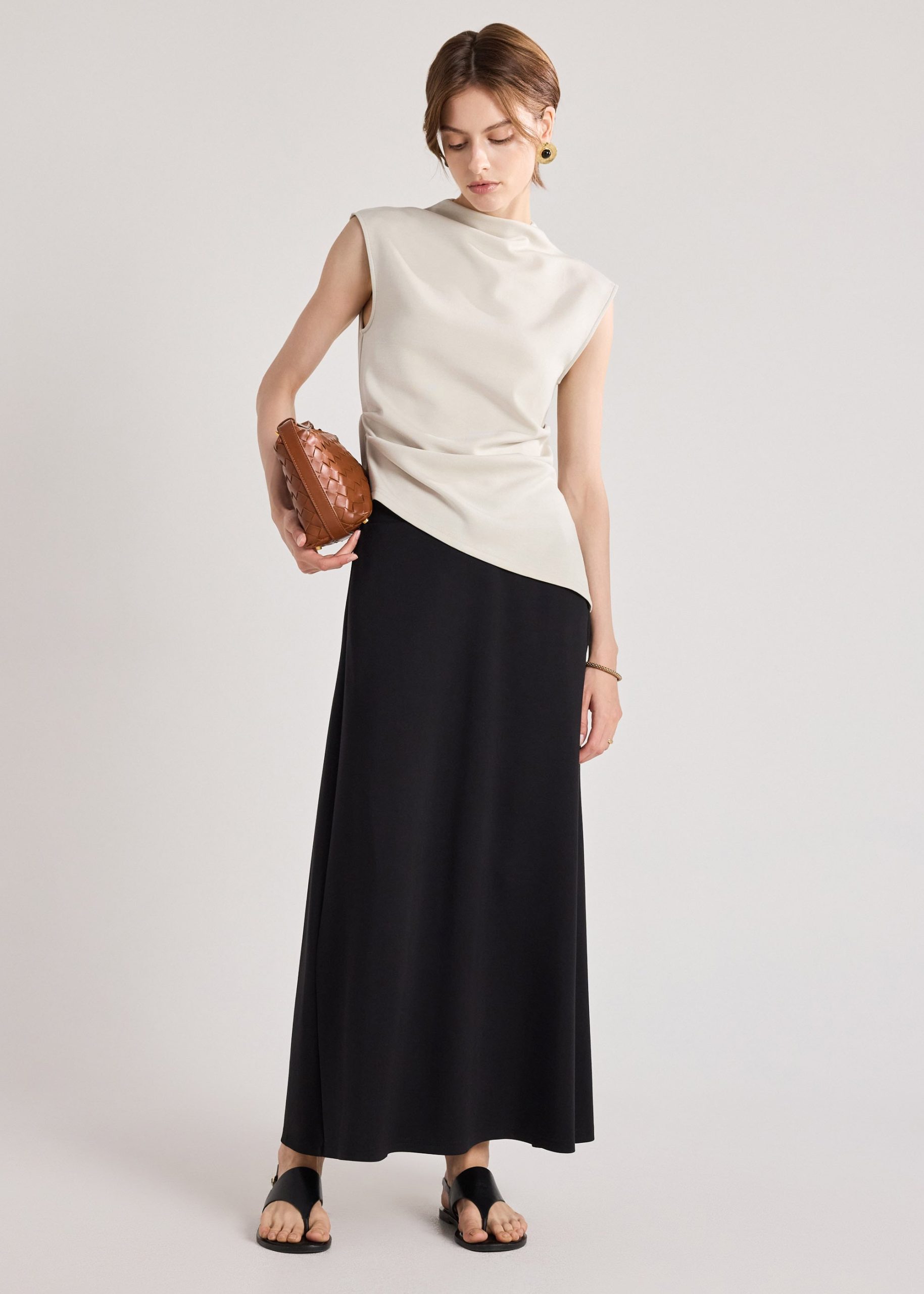 Neoprene Mock Neck Top - Image 14