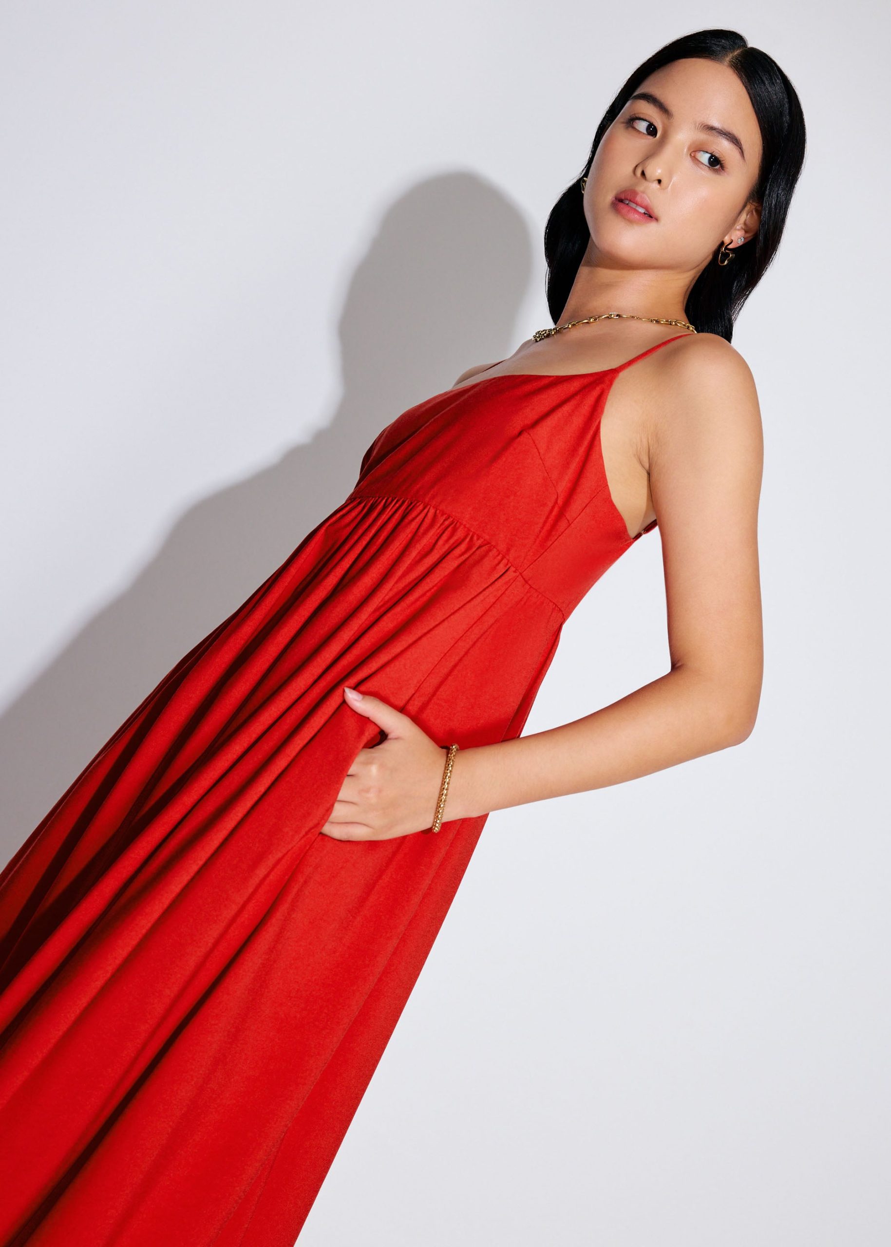 Camisole Fit & Flare Maxi Dress - Image 11