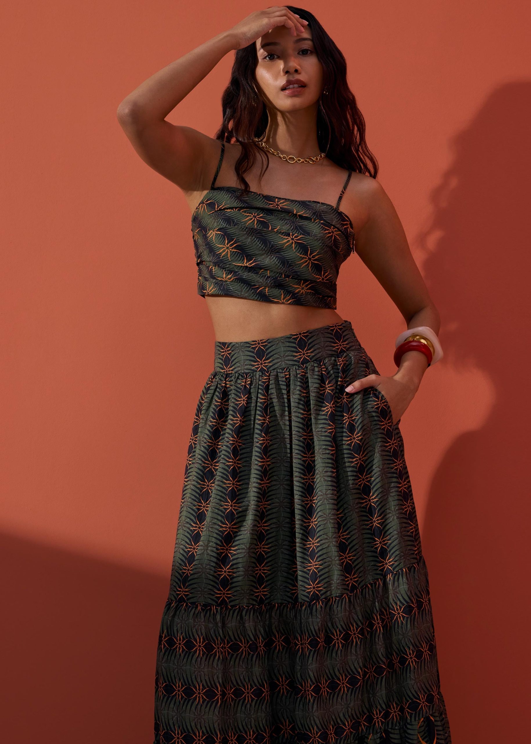 Cotton Camisole Top in Desert Haze - Image 7
