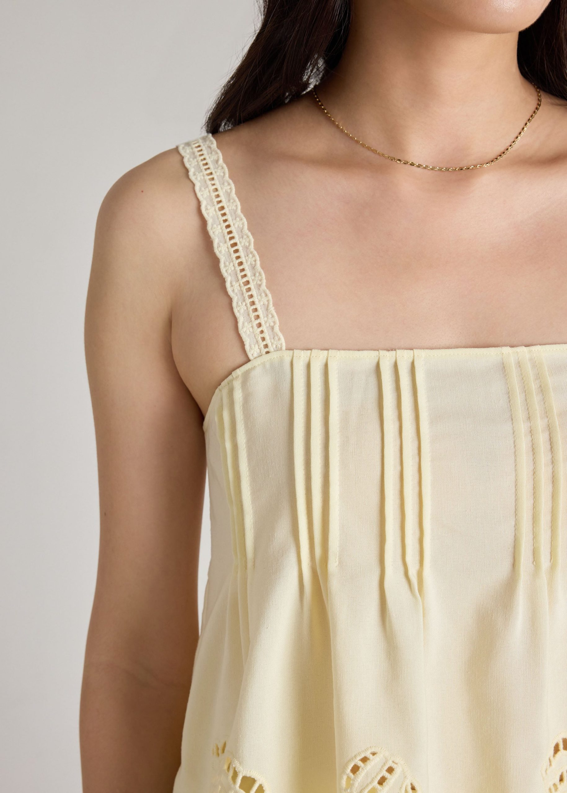 Relaxed Shell Top in Tidal Escape Broderie - Image 10