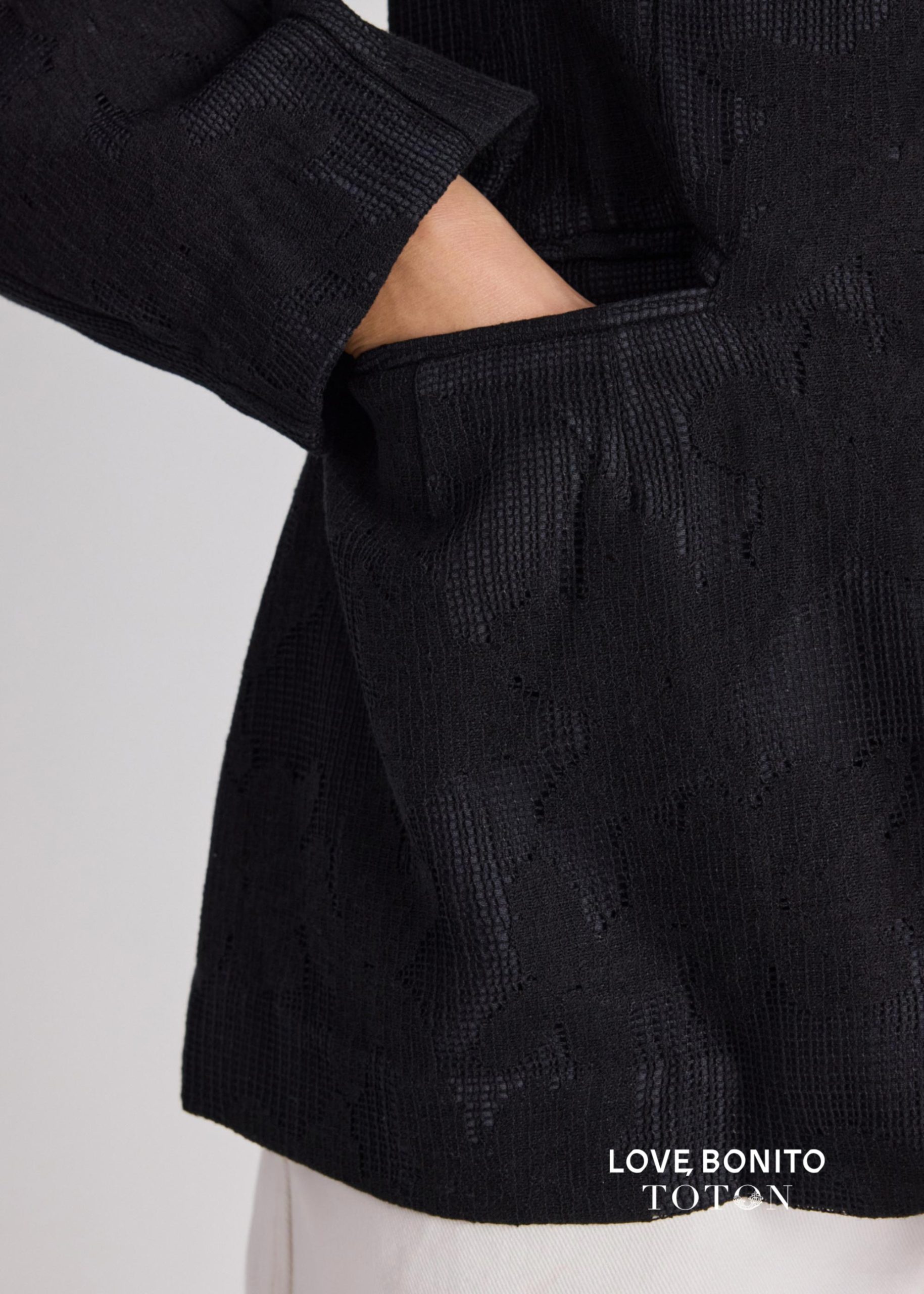 Love, Bonito x TOTON RuchedReady® Lace Blazer - Image 5