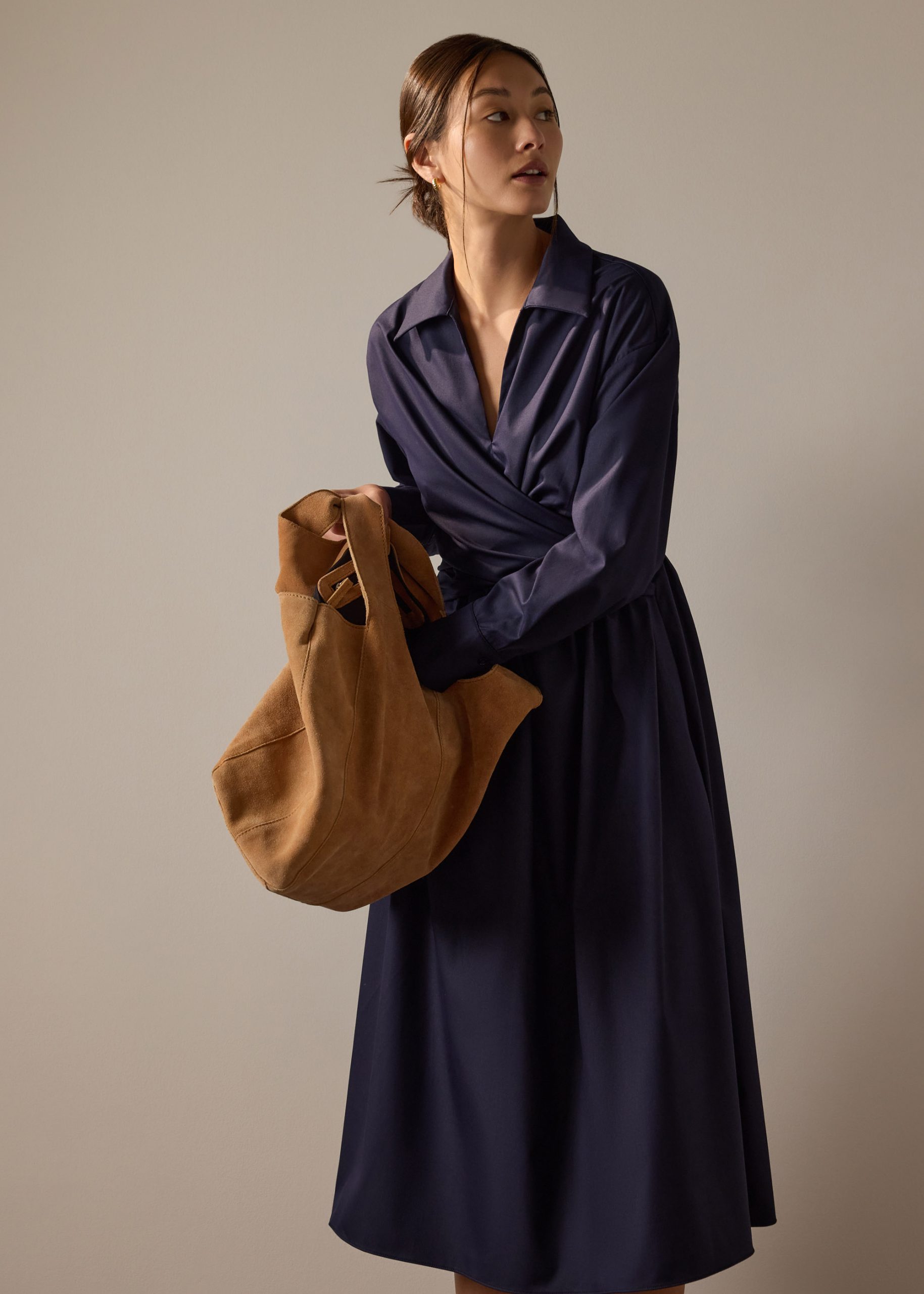Rama RuchedReady® Poplin Fit & Flare Dress - Image 7