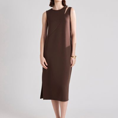 Shoulder Cut Out Cocoon Dress