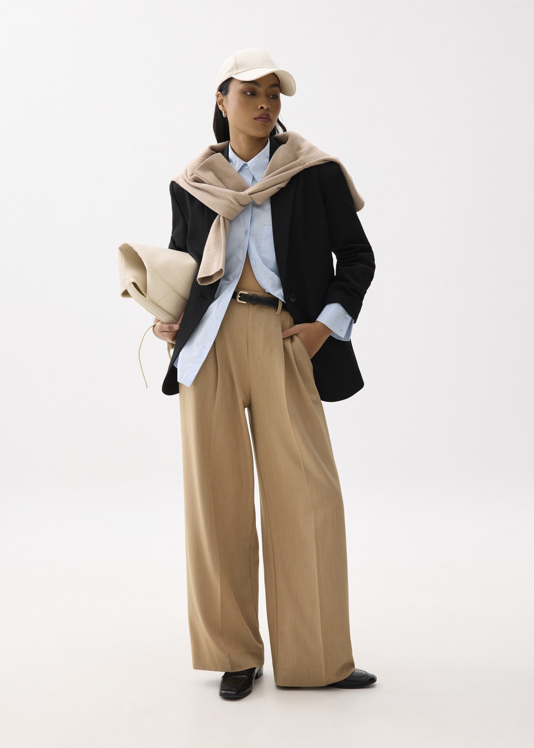 Leggy??Mayumi Elastic Pleated Wide Leg Pants - Image 21