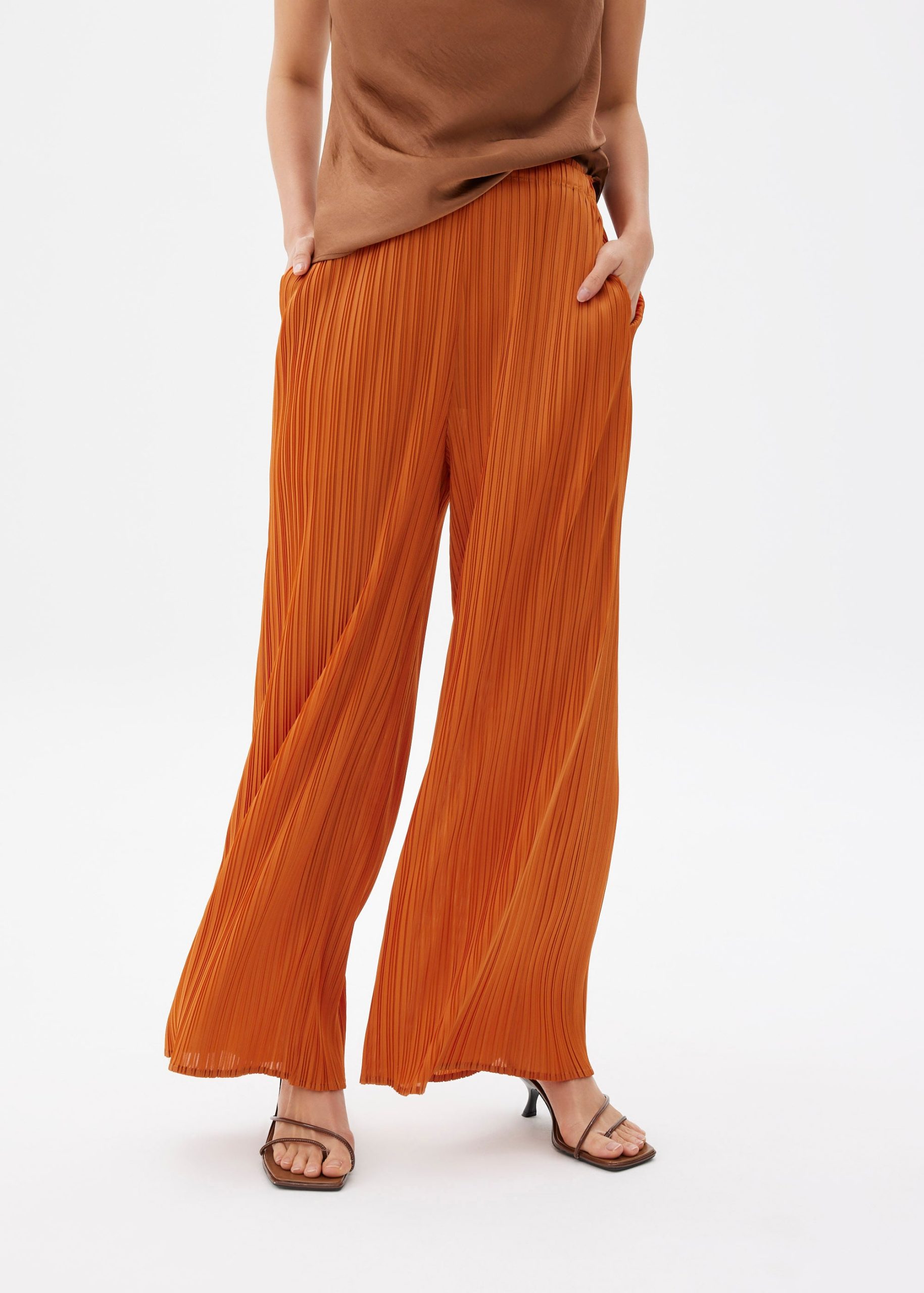 Leggy??Anh Plissé Wide Leg Pants