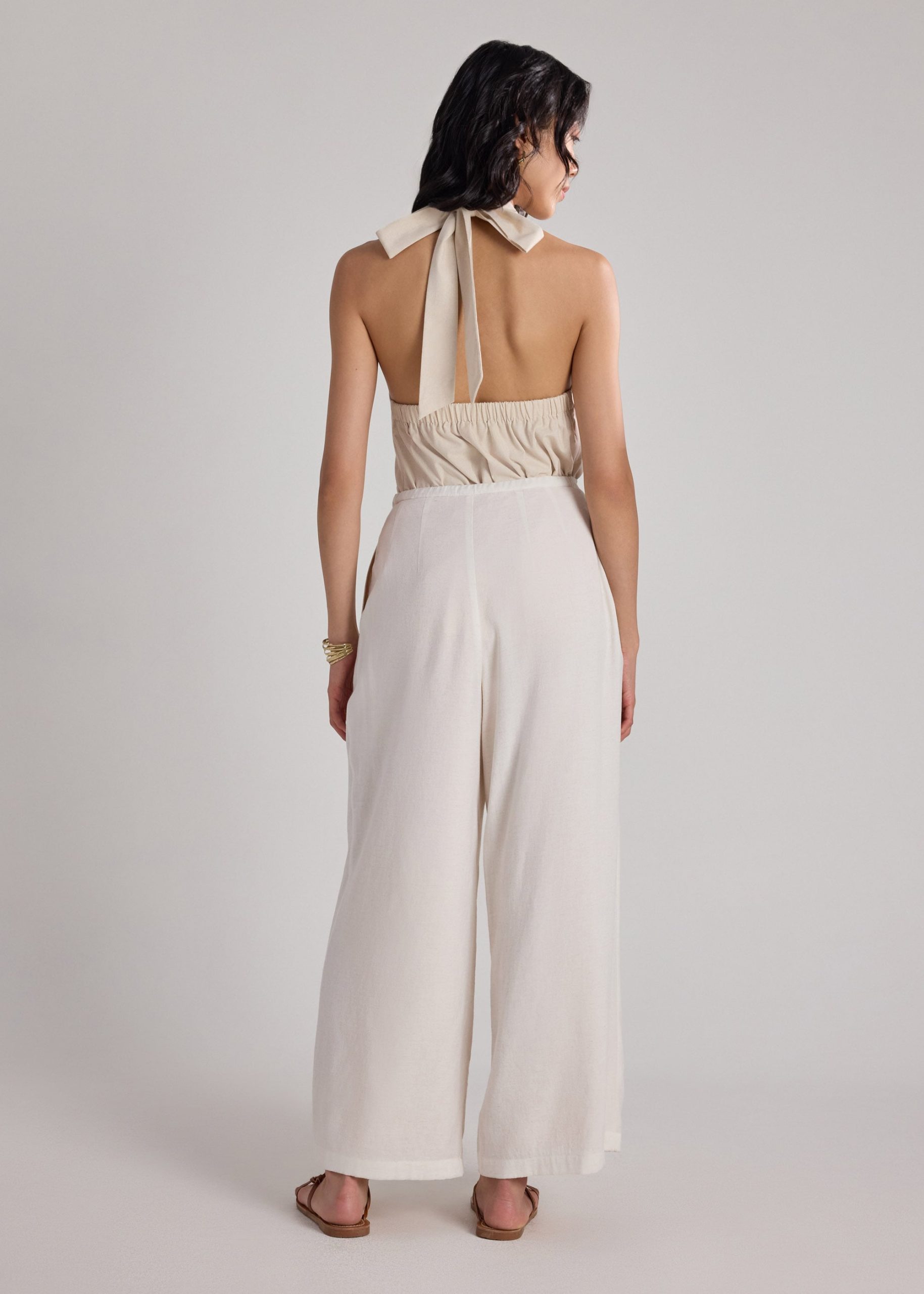 Pleated Wide Leg Pants - Image 11