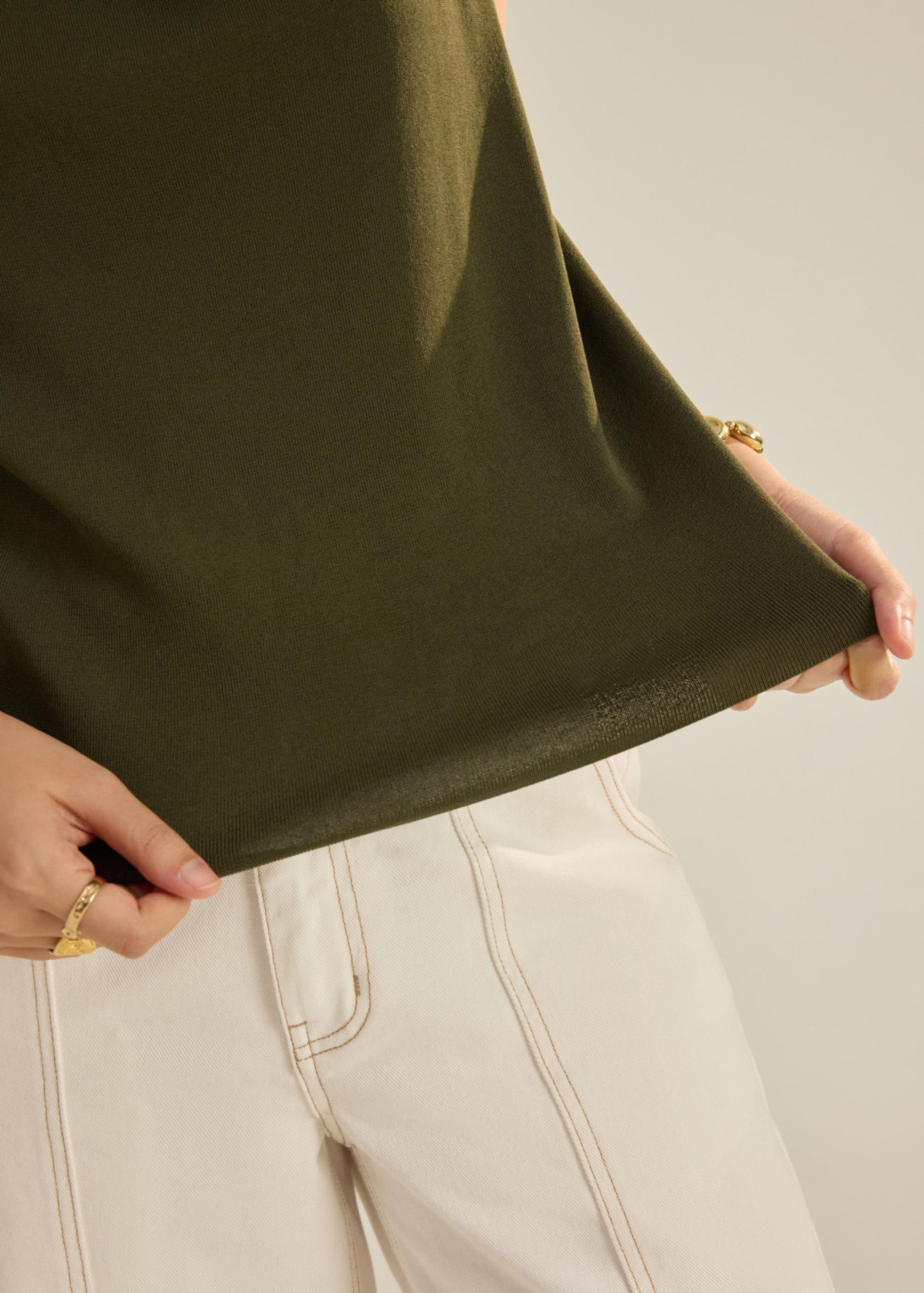 Chelsea Knit Cowl Neck Top - Image 12