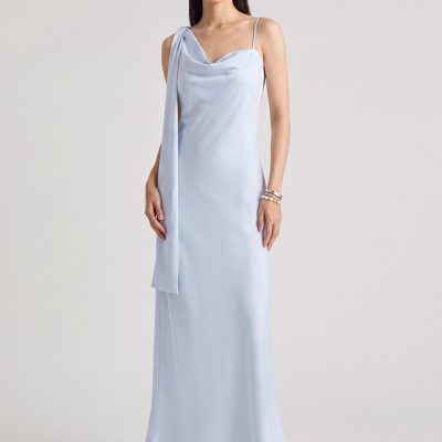 BraFree by LB Multi-way Satin Bias Cut Dress