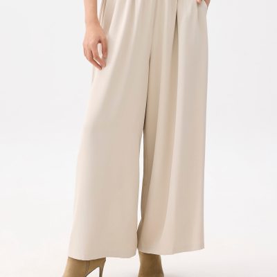 Elastic High Waist Palazzo Pants