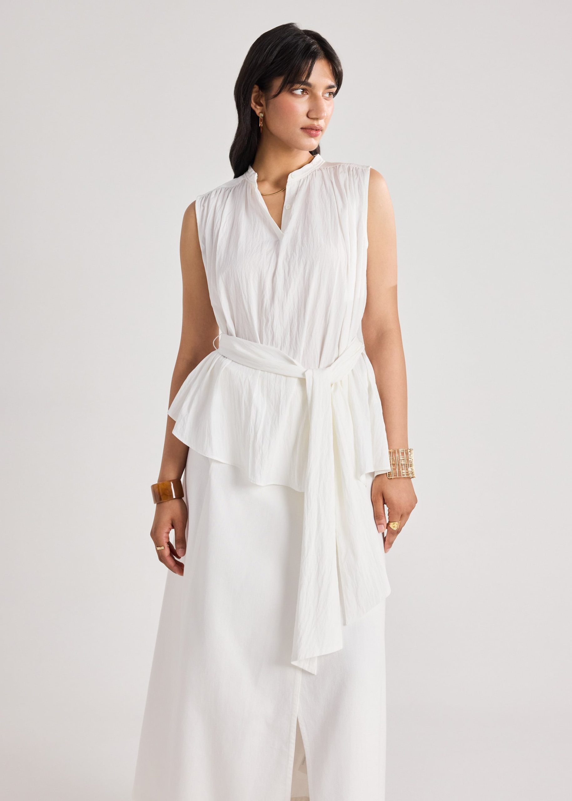 Sayaka Washed Cotton Shirt - Image 11