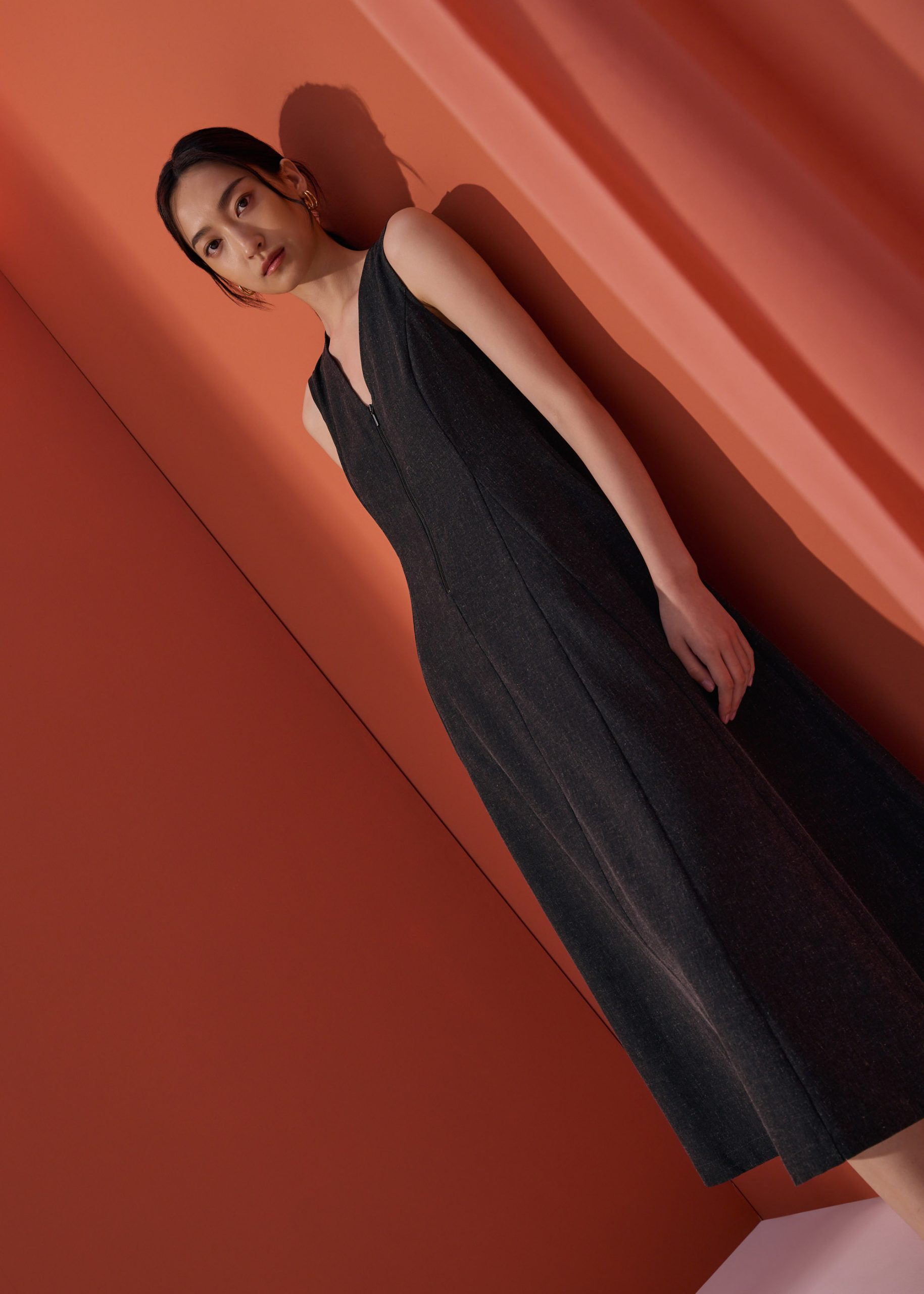 Nurin Panelled Fit & Flare Midaxi Dress - Image 10