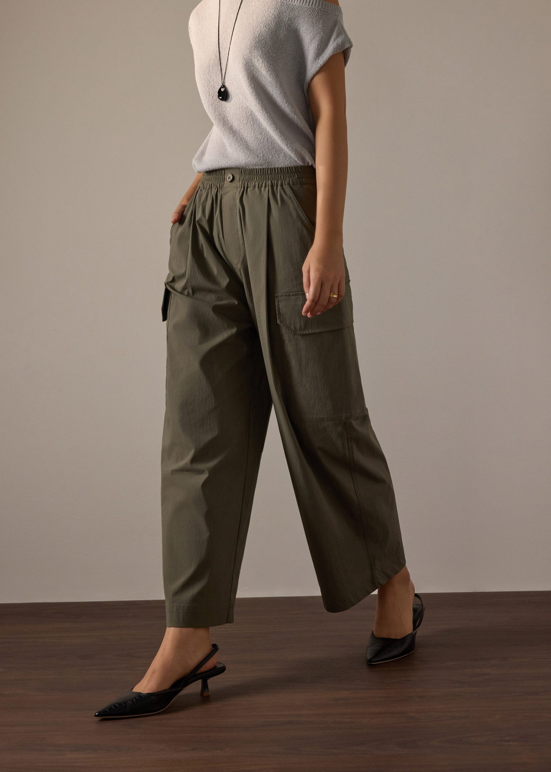 Peg Leg Cargo Pants - Image 13