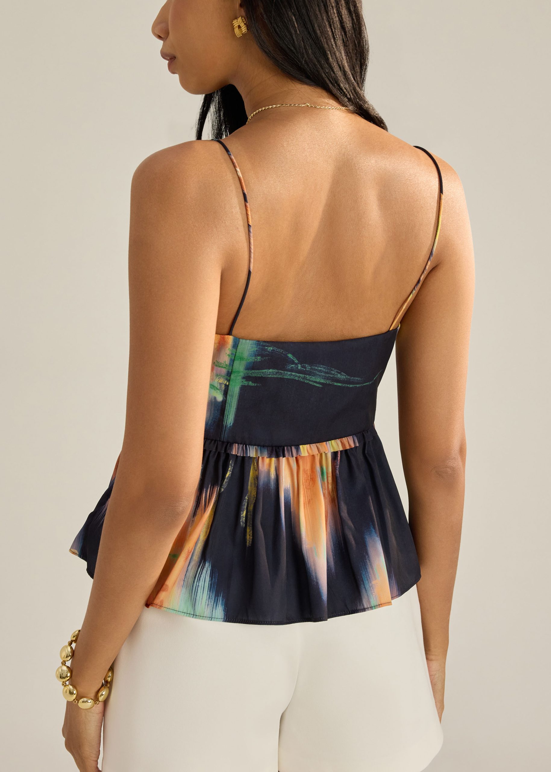 Peplum Camisole in Summer Haze - Image 12