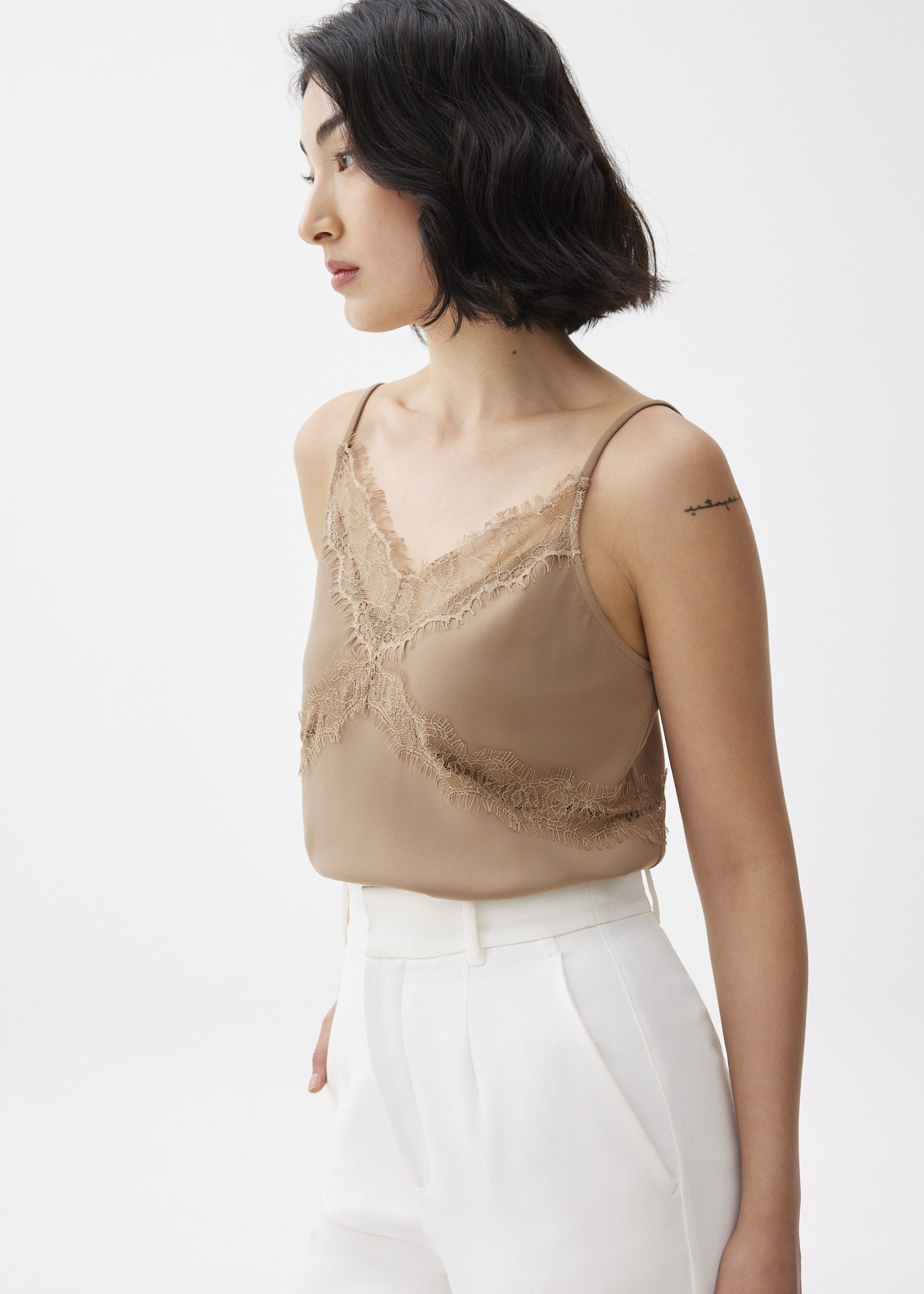 Lace Cut Out Camisole Top - Image 17