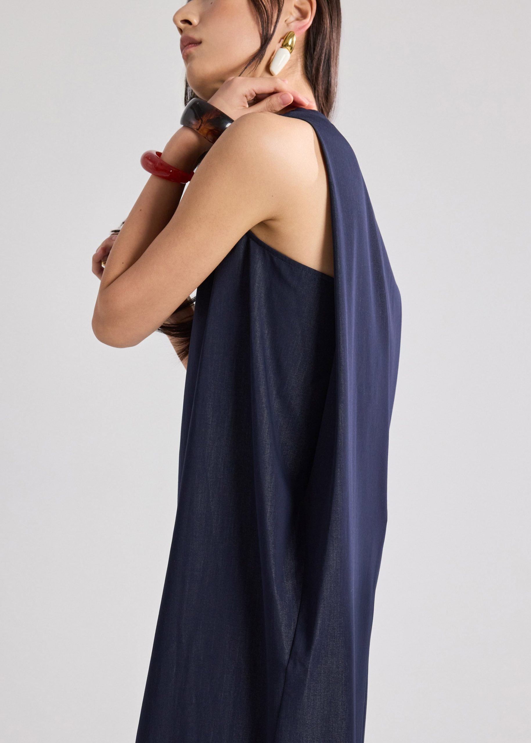 Anitra Chambray Shift Dress - Image 4