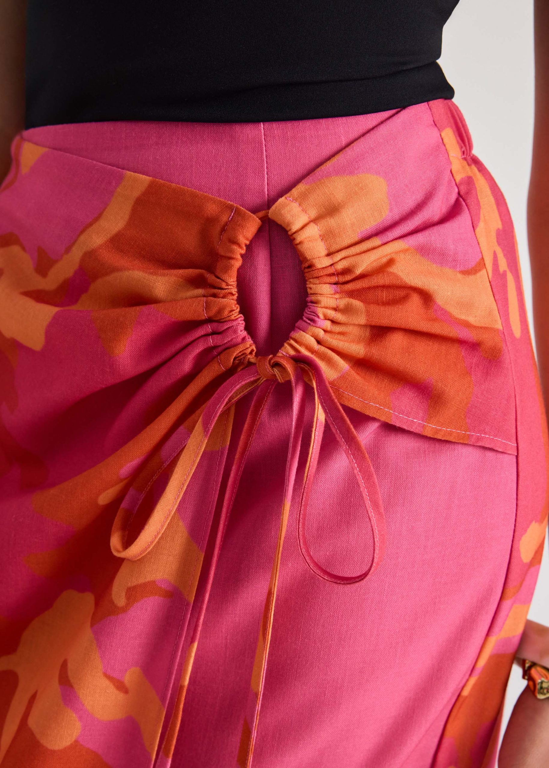 Printed Column Skirt - Image 4