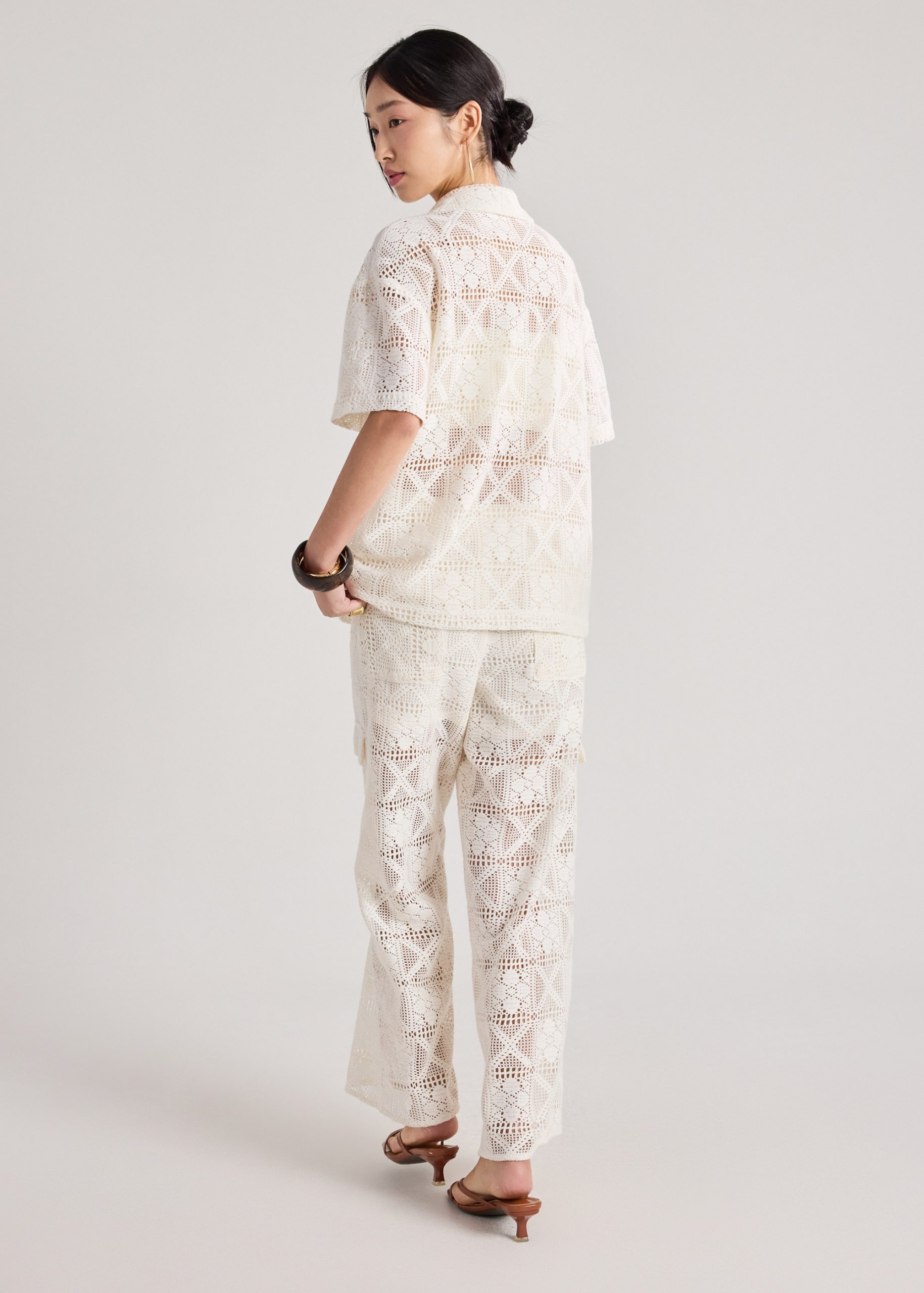 Crochet Relaxed Shirt - Image 12